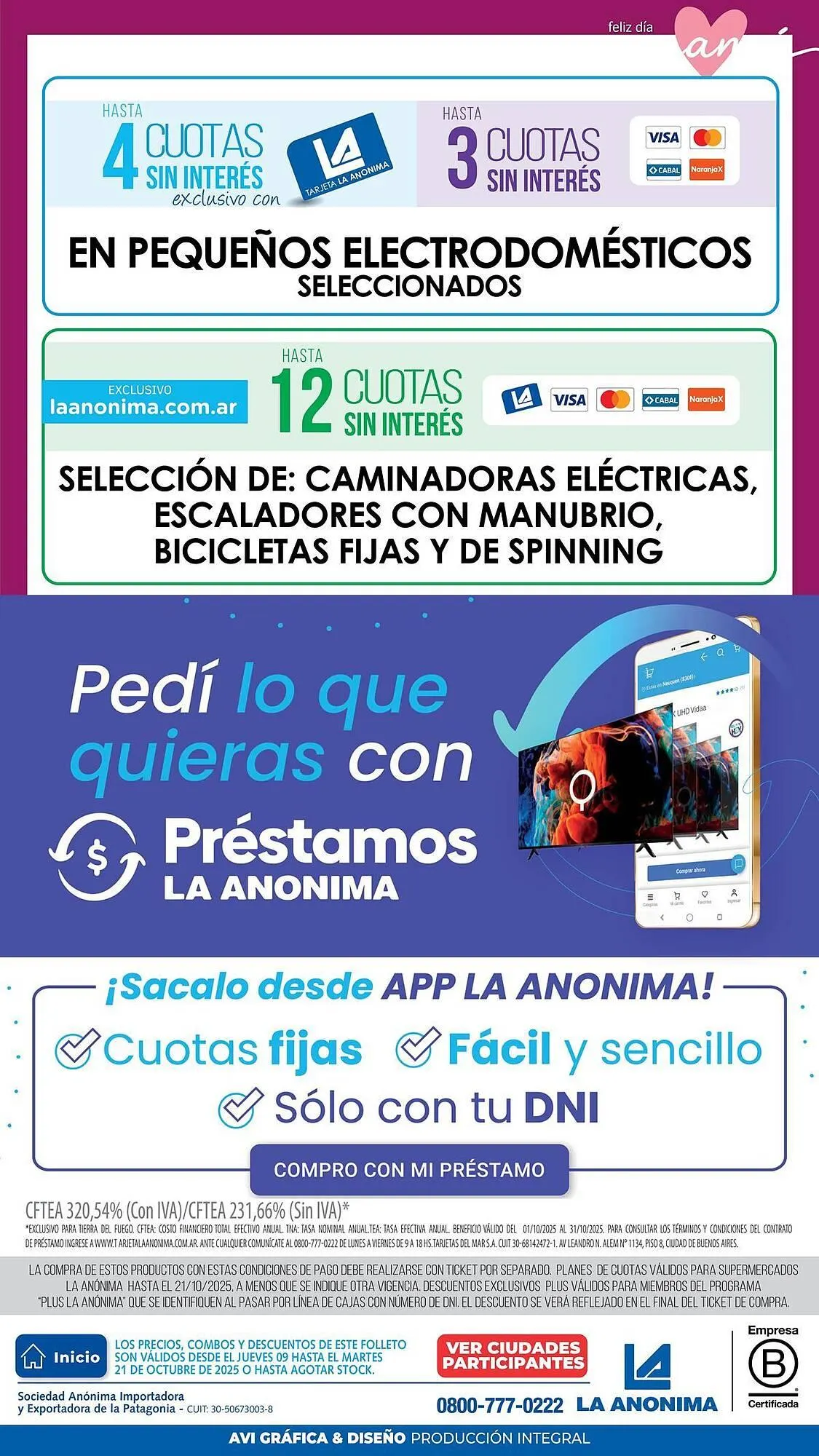 Ofertas de Catálogo La Anonima 9 de octubre al 21 de octubre 2025 - Página 14 del catálogo