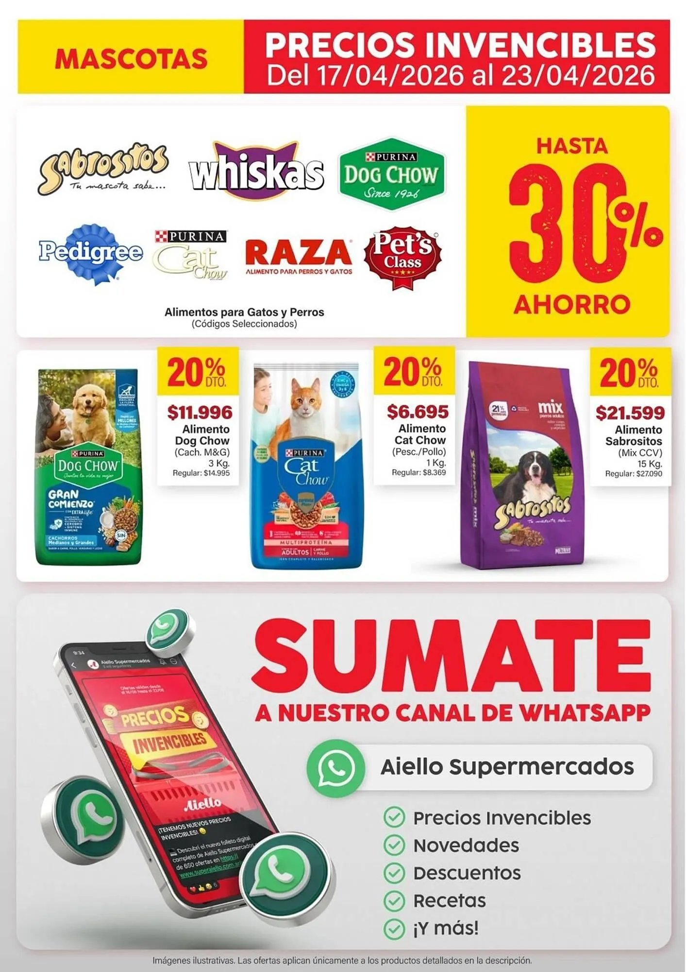Ofertas de Catálogo Supermercados Aiello 17 de abril al 19 de abril 2026 - Página 16 del catálogo