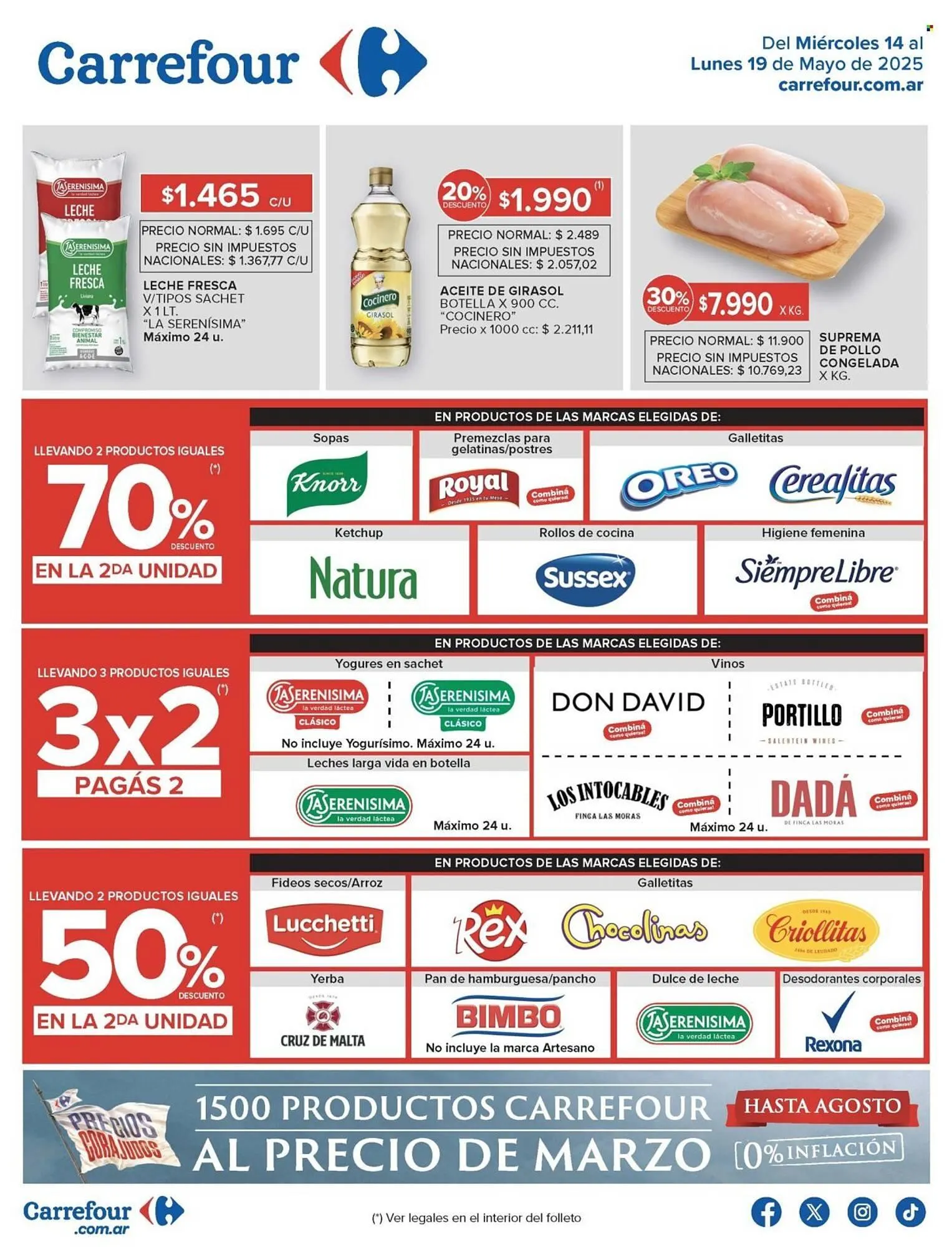 Ofertas de Catálogo Carrefour 14 de mayo al 19 de mayo 2025 - Página 1 del catálogo