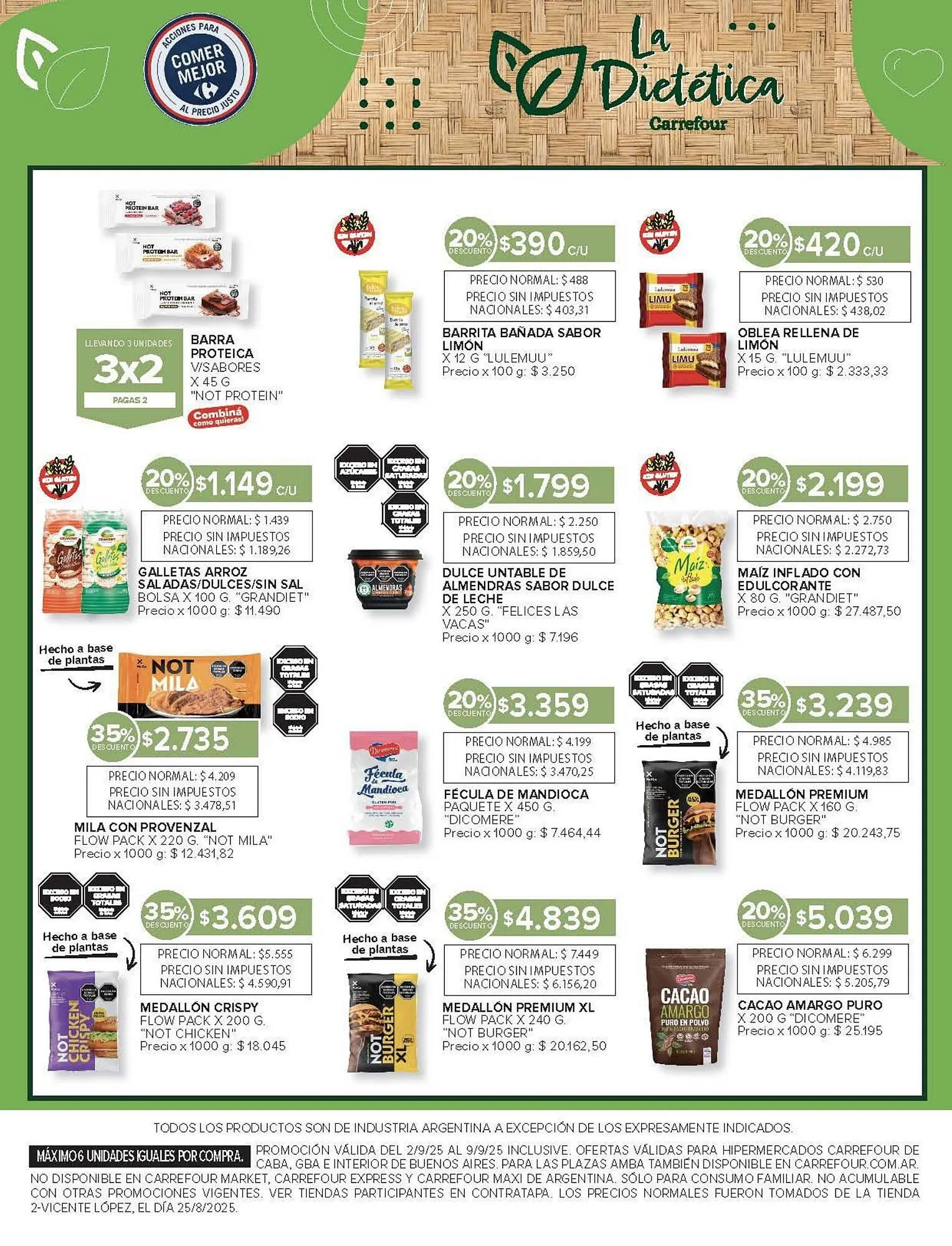 Ofertas de catálogo Carrefour 1 de septiembre al 9 de septiembre 2025 - Página 16 del catálogo