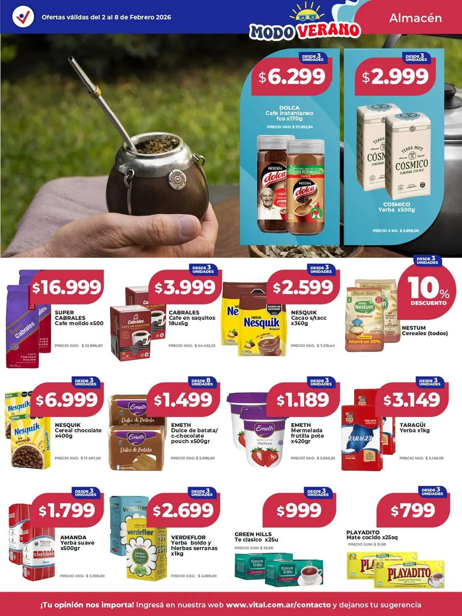 Ofertas de Catálogo Supermayorista Vital 2 de febrero al 8 de febrero 2026 - Página 8 del catálogo