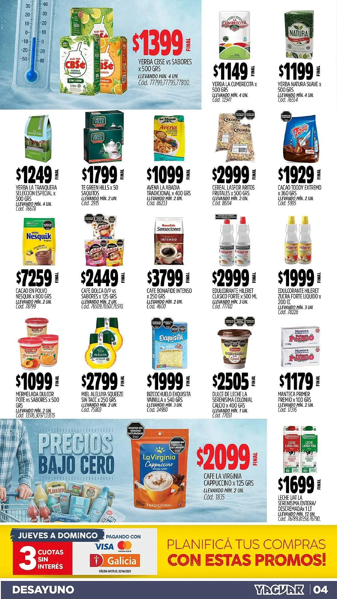 Ofertas de Catálogo Supermercados Yaguar 2 de junio al 8 de junio 2025 - Página 4 del catálogo