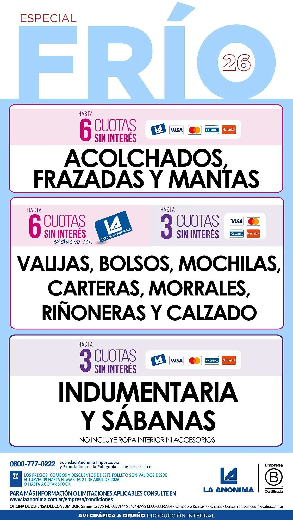 Ofertas de Catálogo La Anonima 20 de abril al 21 de abril 2026 - Página 33 del catálogo