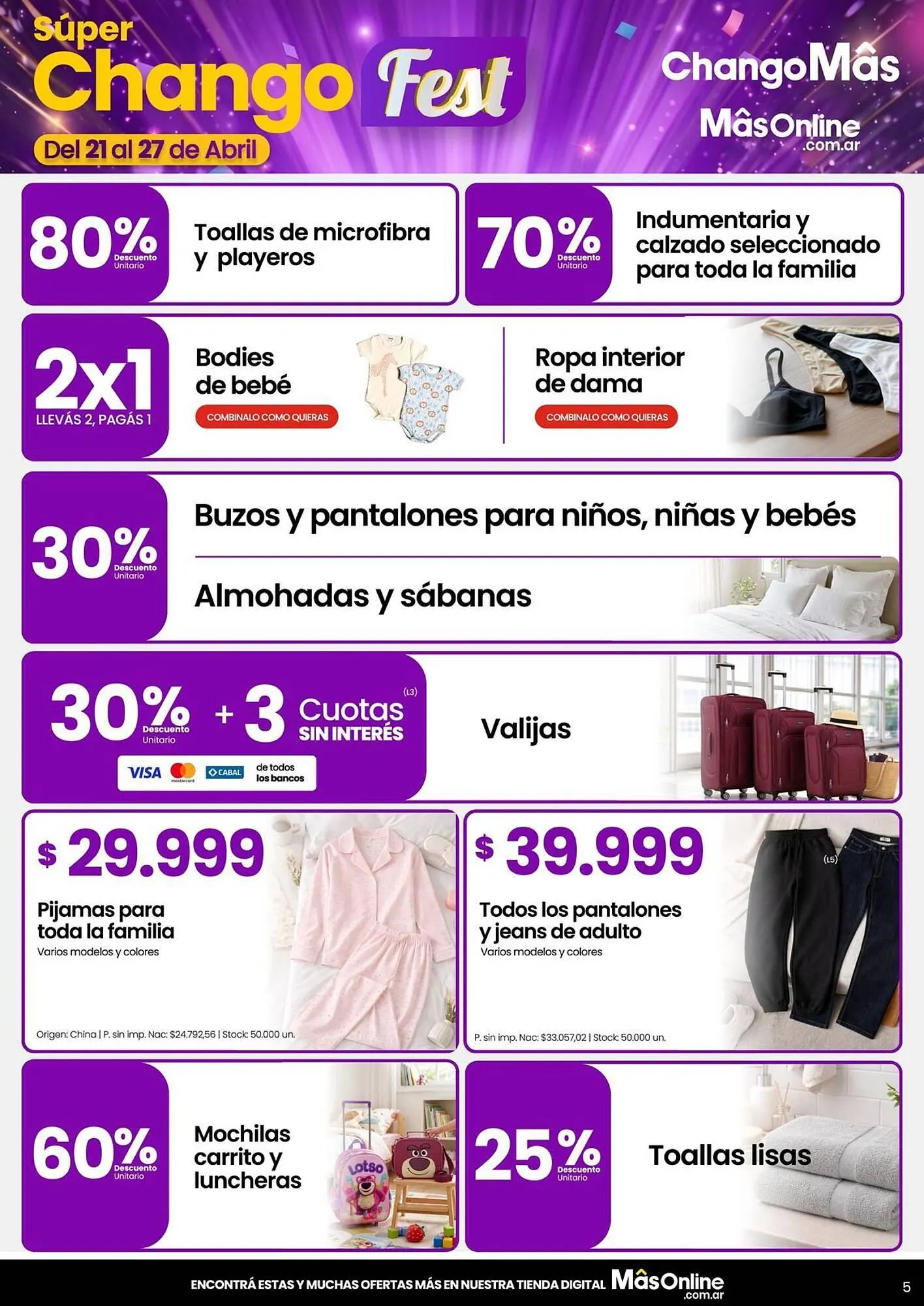 Ofertas de Catálogo Changomas 21 de abril al 27 de abril 2026 - Página 5 del catálogo
