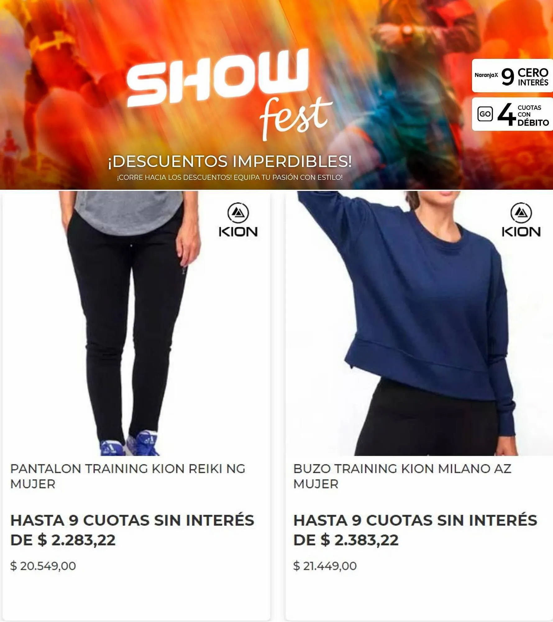 Ofertas de Catálogo ShowSport 4 de septiembre al 14 de octubre 2023 - Página 9 del catálogo