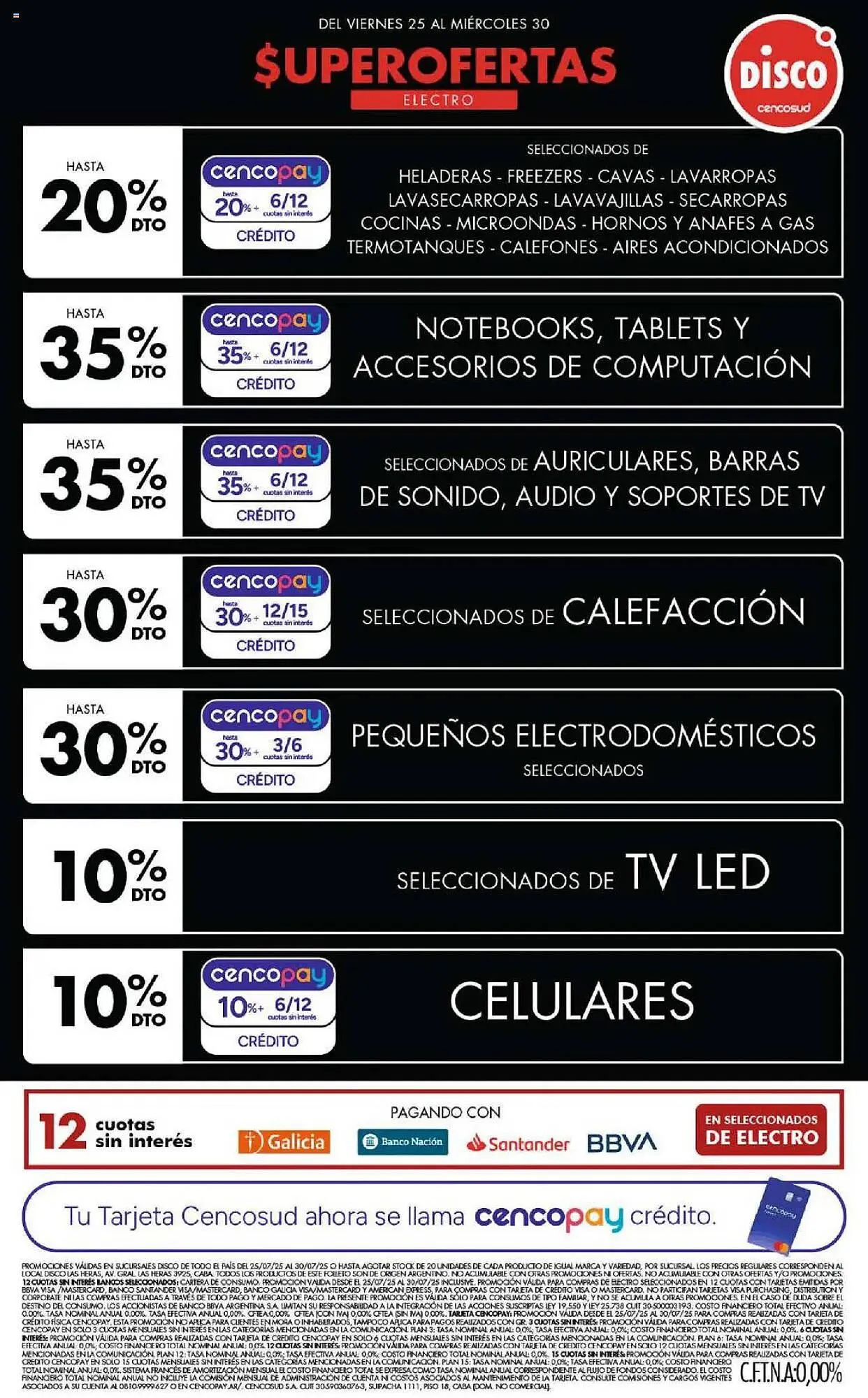 Ofertas de Catálogo Disco 25 de julio al 30 de julio 2025 - Página 1 del catálogo