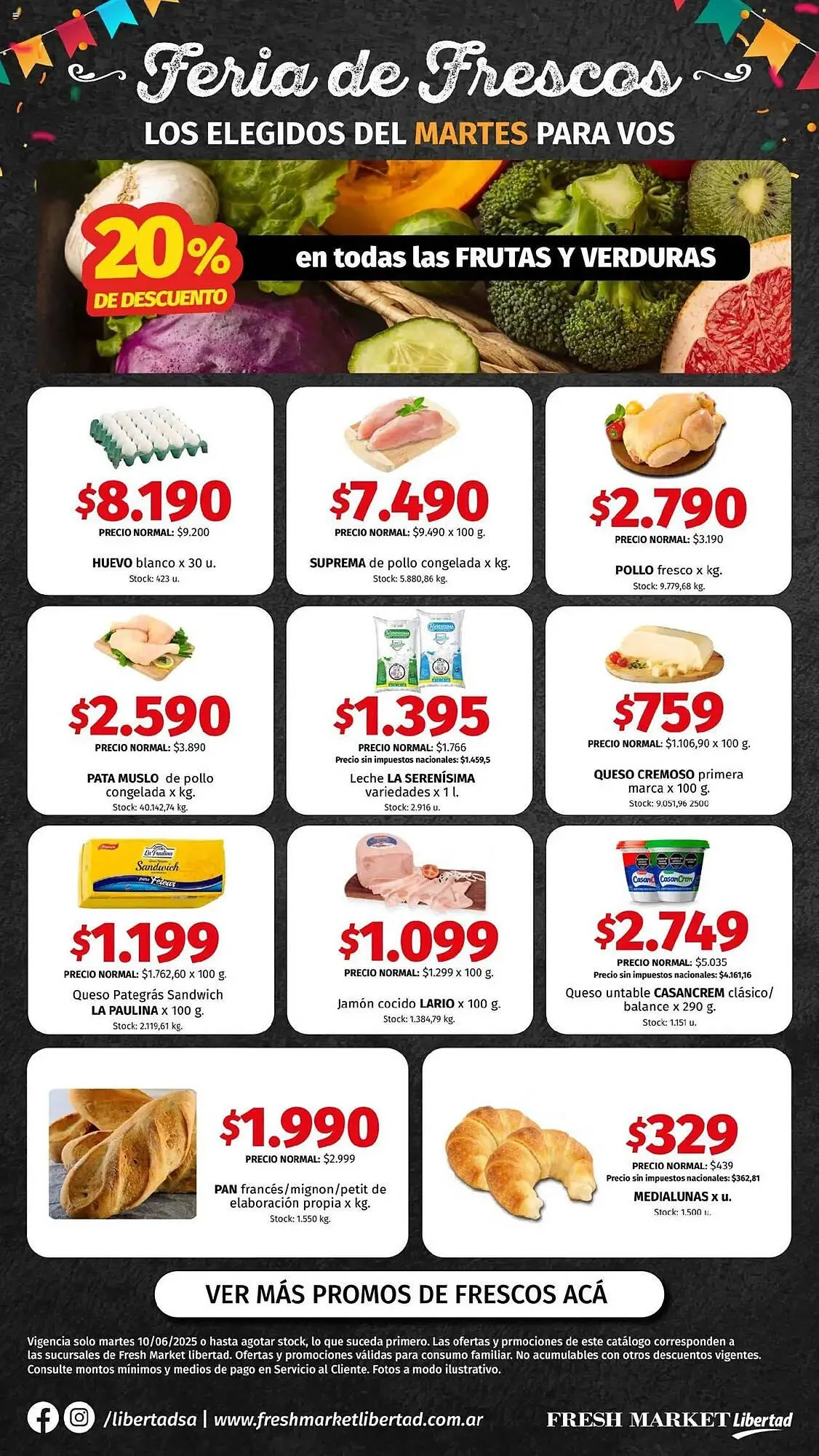 Ofertas de Catálogo Hipermercado Libertad 10 de junio al 11 de junio 2025 - Página 1 del catálogo