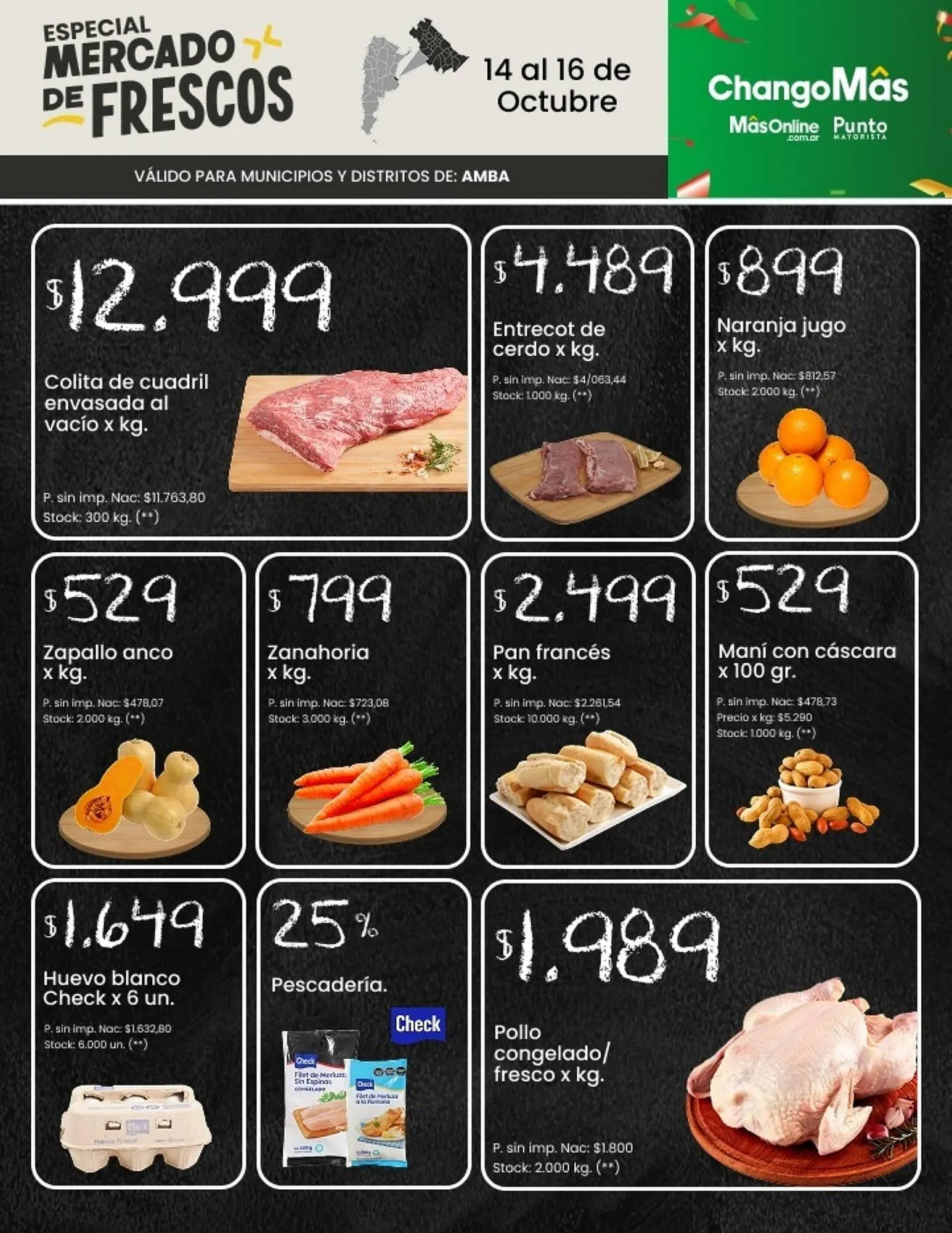 Ofertas de Catálogo Changomas 14 de octubre al 16 de octubre 2025 - Página 1 del catálogo