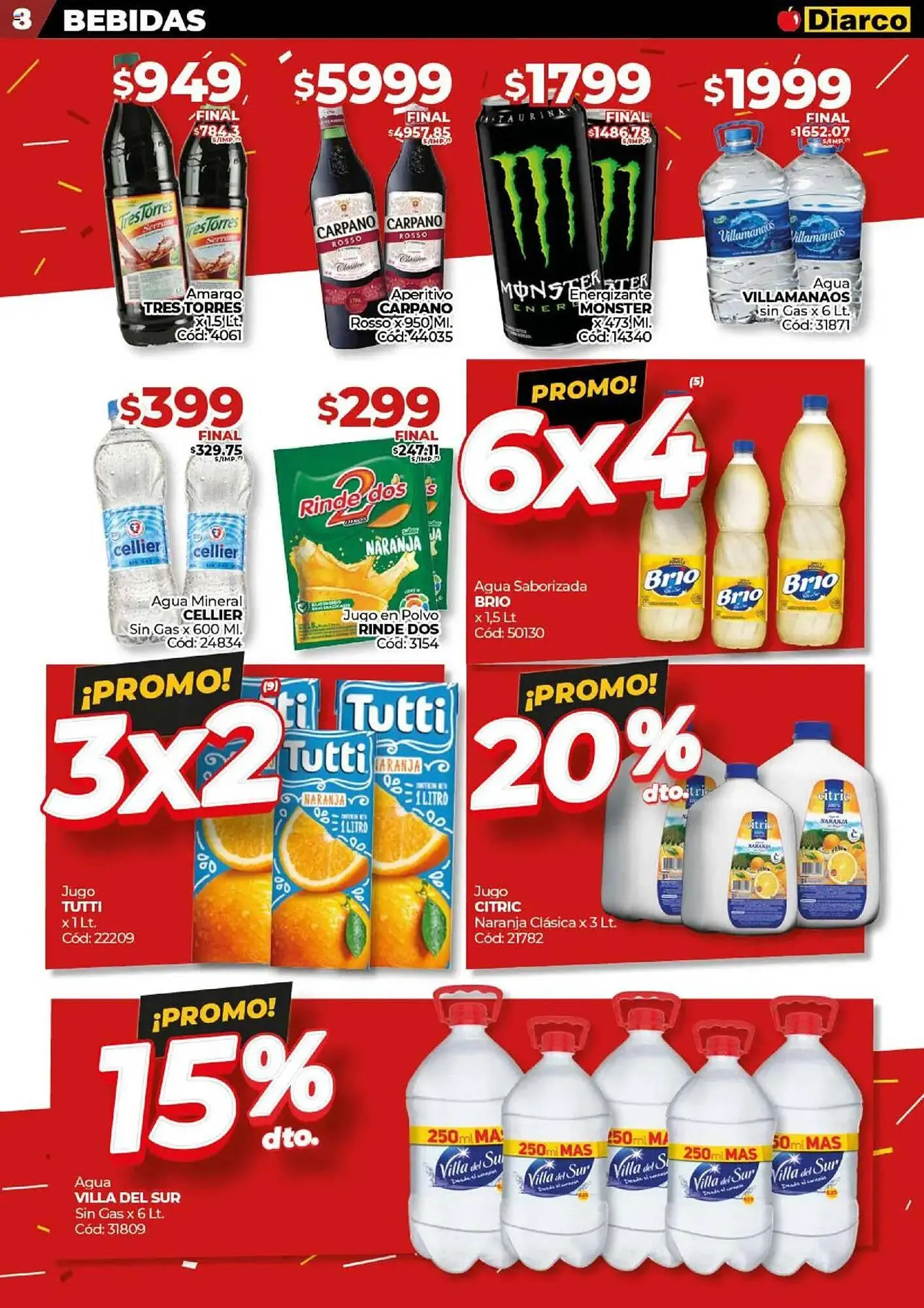 Ofertas de Catálogo Diarco 21 de julio al 26 de julio 2025 - Página 8 del catálogo