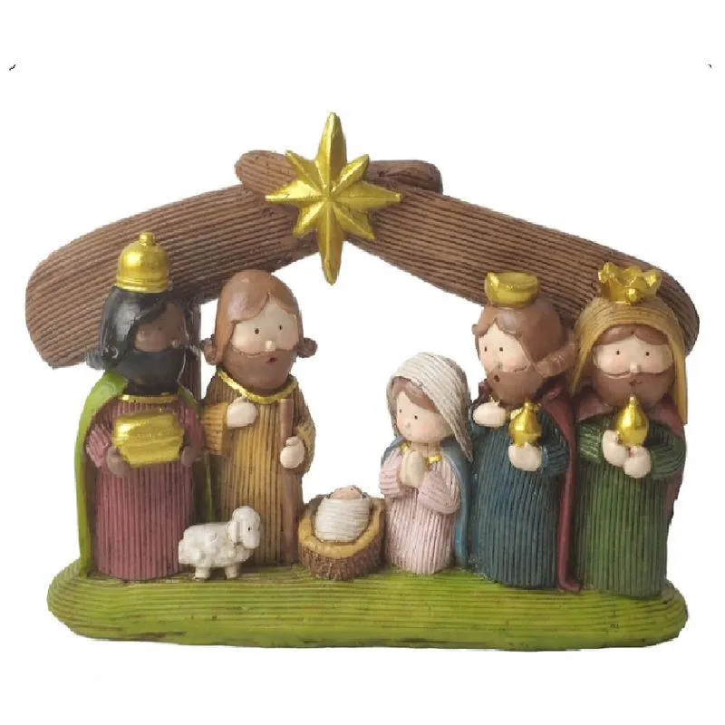 Pesebre Portal Cotidiana surtido 17x4.5x12.2 cm