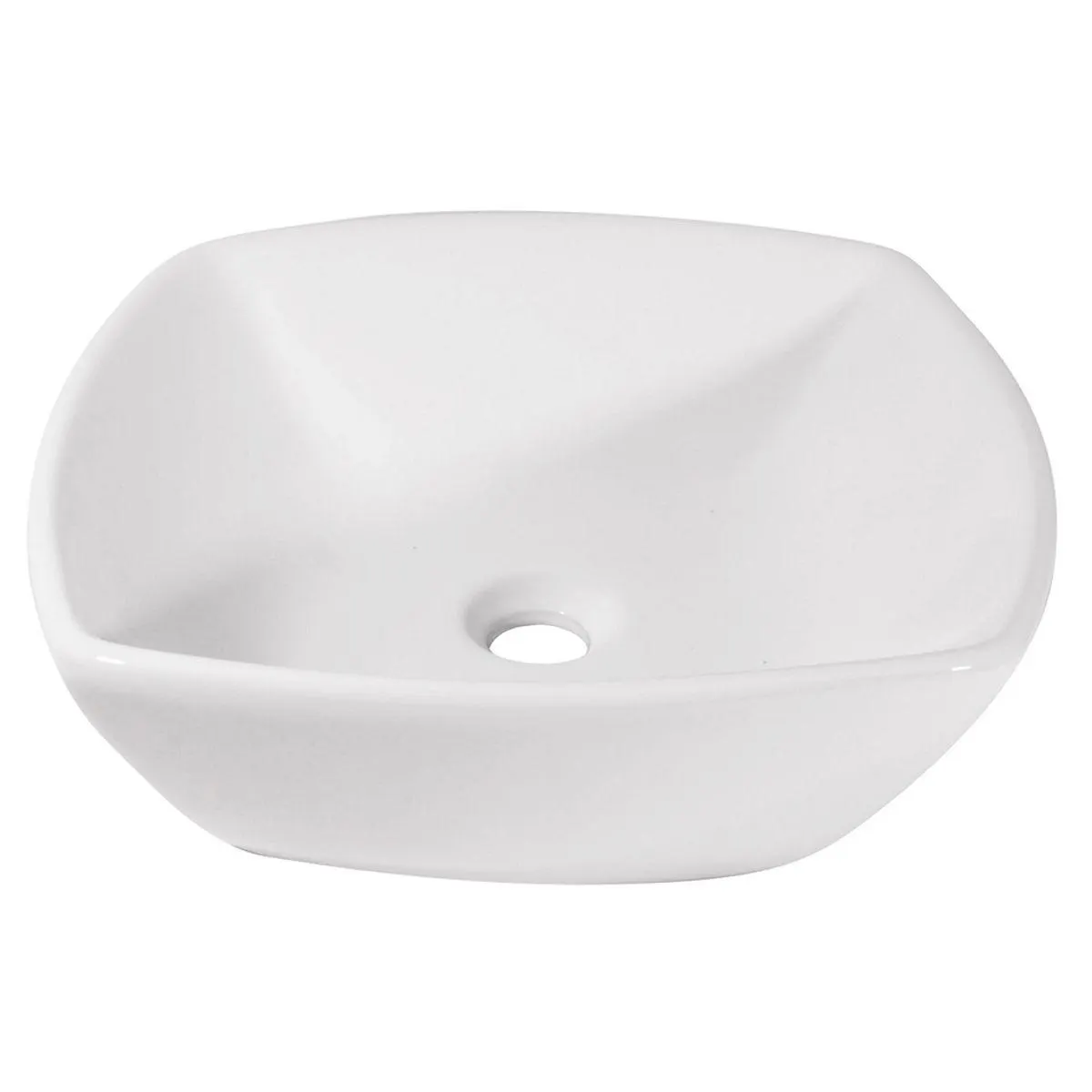 Lavamanos Sobreponer Blanco 42X42 Cm Vessanti