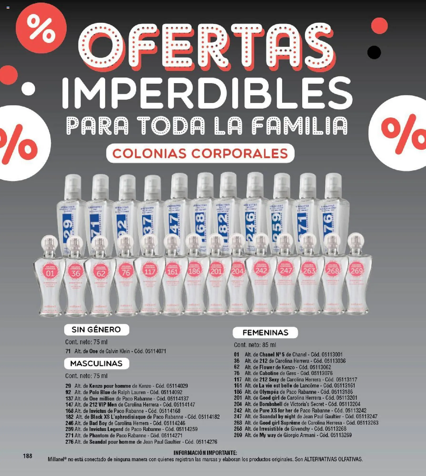 Ofertas de Catálogo Millanel Cosmética 11 de marzo al 7 de abril 2024 - Página 188 del catálogo