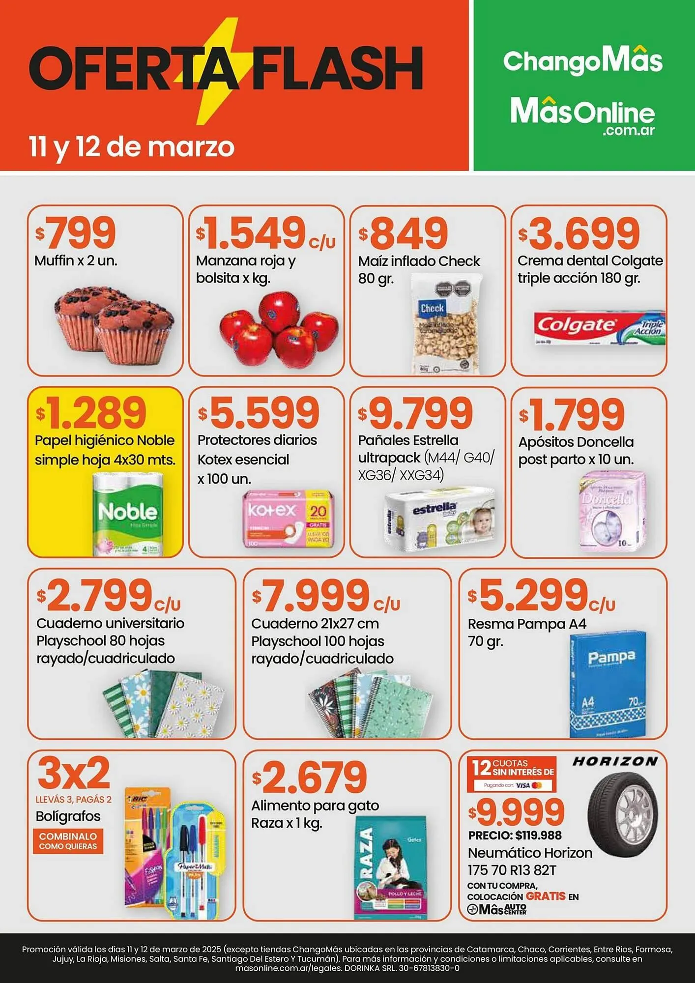 Ofertas de Catálogo Changomas 11 de marzo al 12 de marzo 2025 - Página 1 del catálogo