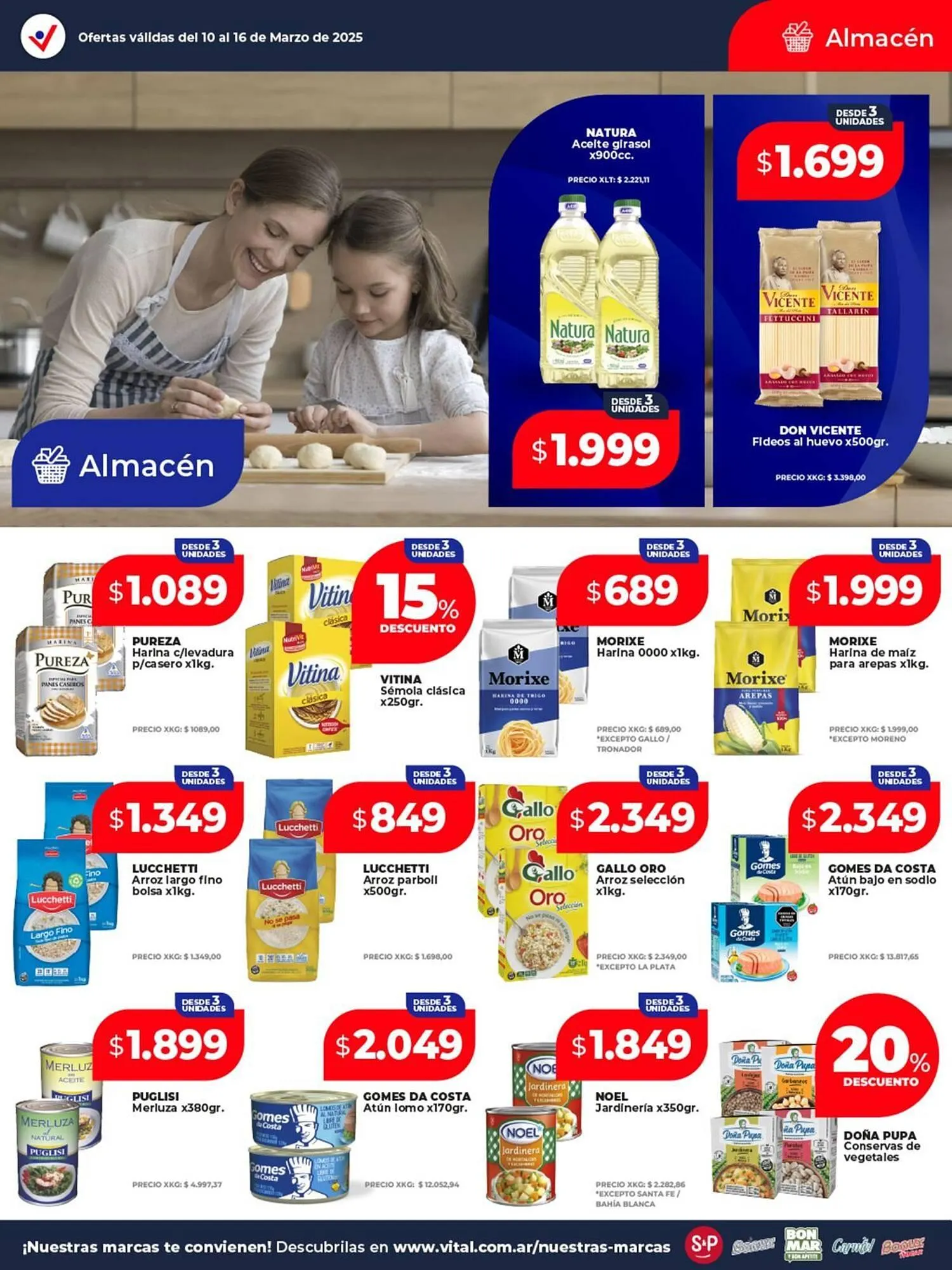 Ofertas de Catálogo Supermayorista Vital 10 de marzo al 16 de marzo 2025 - Página 16 del catálogo