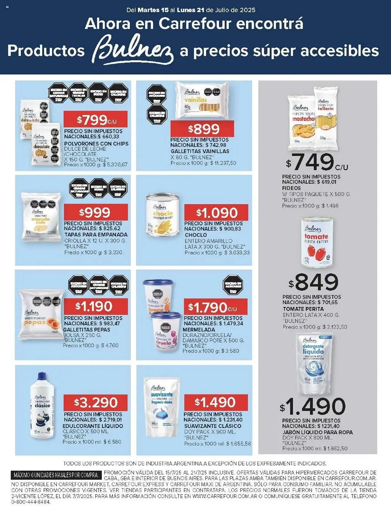 Ofertas de Catálogo Carrefour 15 de julio al 21 de julio 2025 - Página 11 del catálogo
