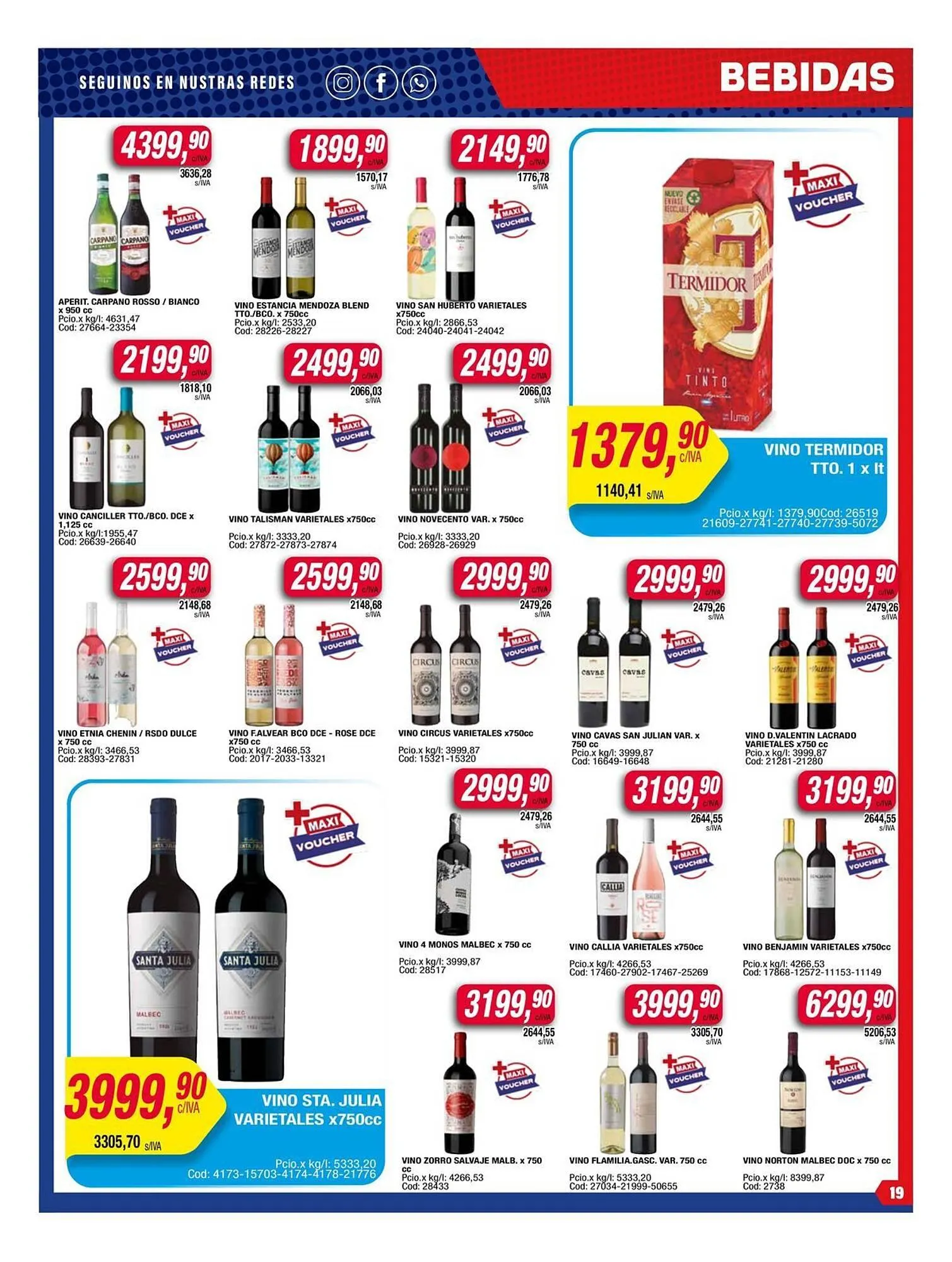 Ofertas de Catálogo Maxiconsumo 30 de junio al 6 de julio 2025 - Página 19 del catálogo