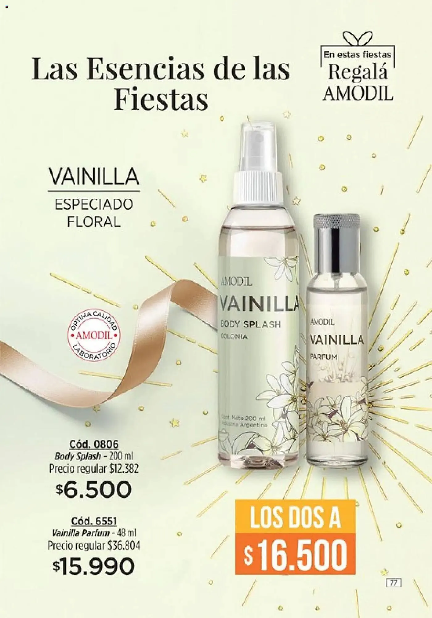 Ofertas de Catálogo Amodil 30 de noviembre al 31 de diciembre 2025 - Página 77 del catálogo