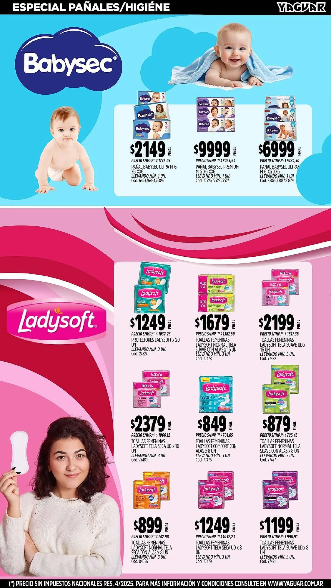 Ofertas de Catálogo Supermercados Yaguar 11 de agosto al 18 de agosto 2025 - Página 19 del catálogo