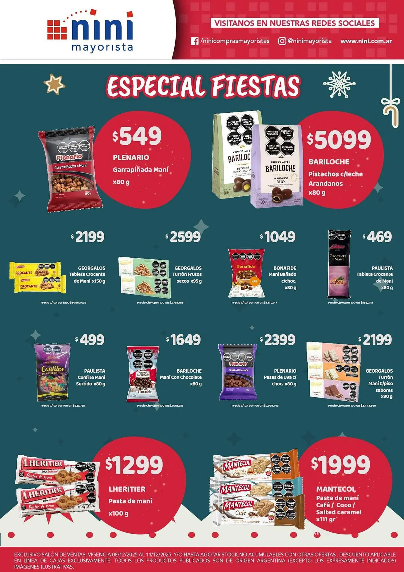 Ofertas de Catálogo Nini Mayorista 9 de diciembre al 14 de diciembre 2025 - Página 1 del catálogo