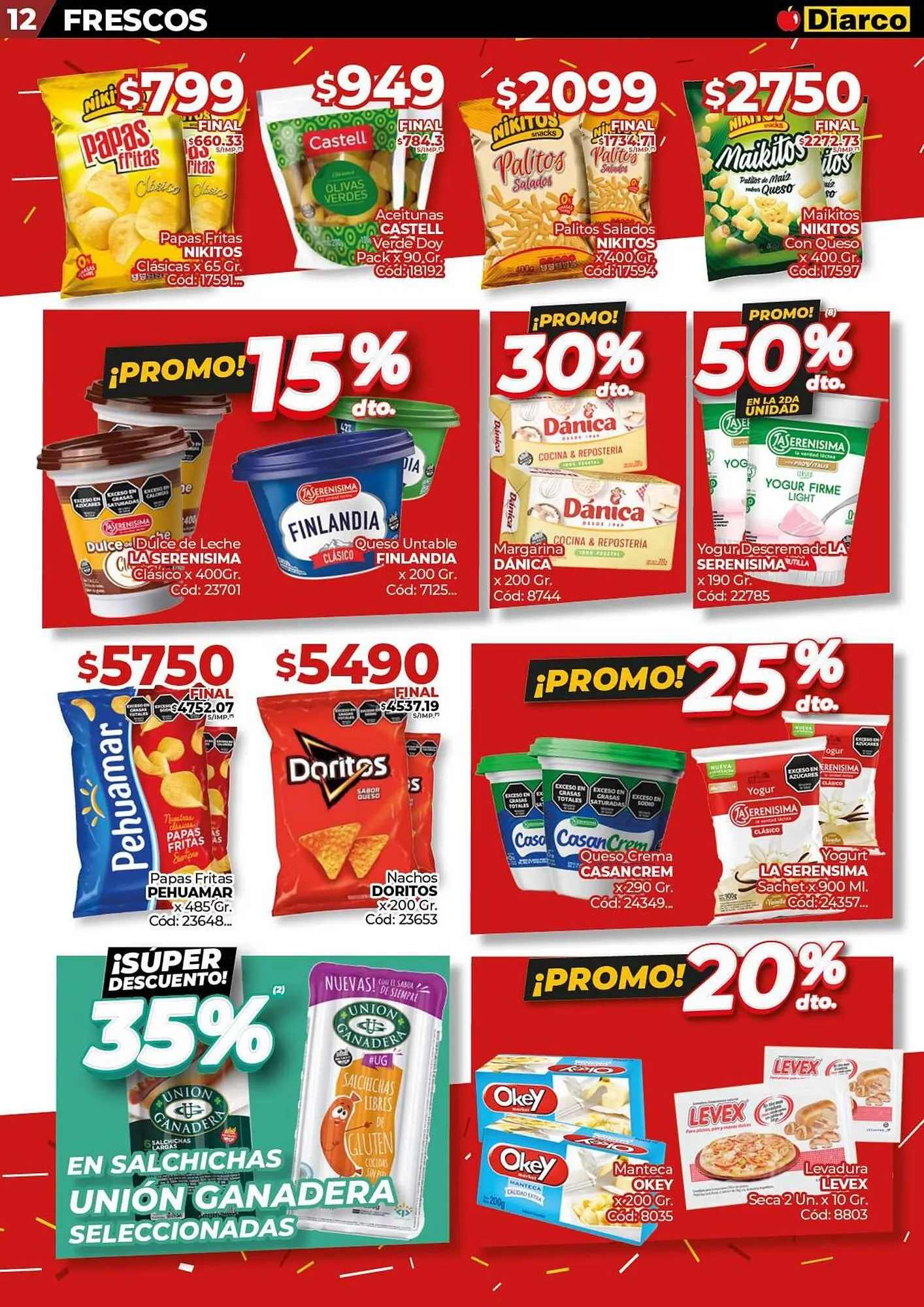Ofertas de Catálogo Diarco 25 de agosto al 30 de agosto 2025 - Página 12 del catálogo