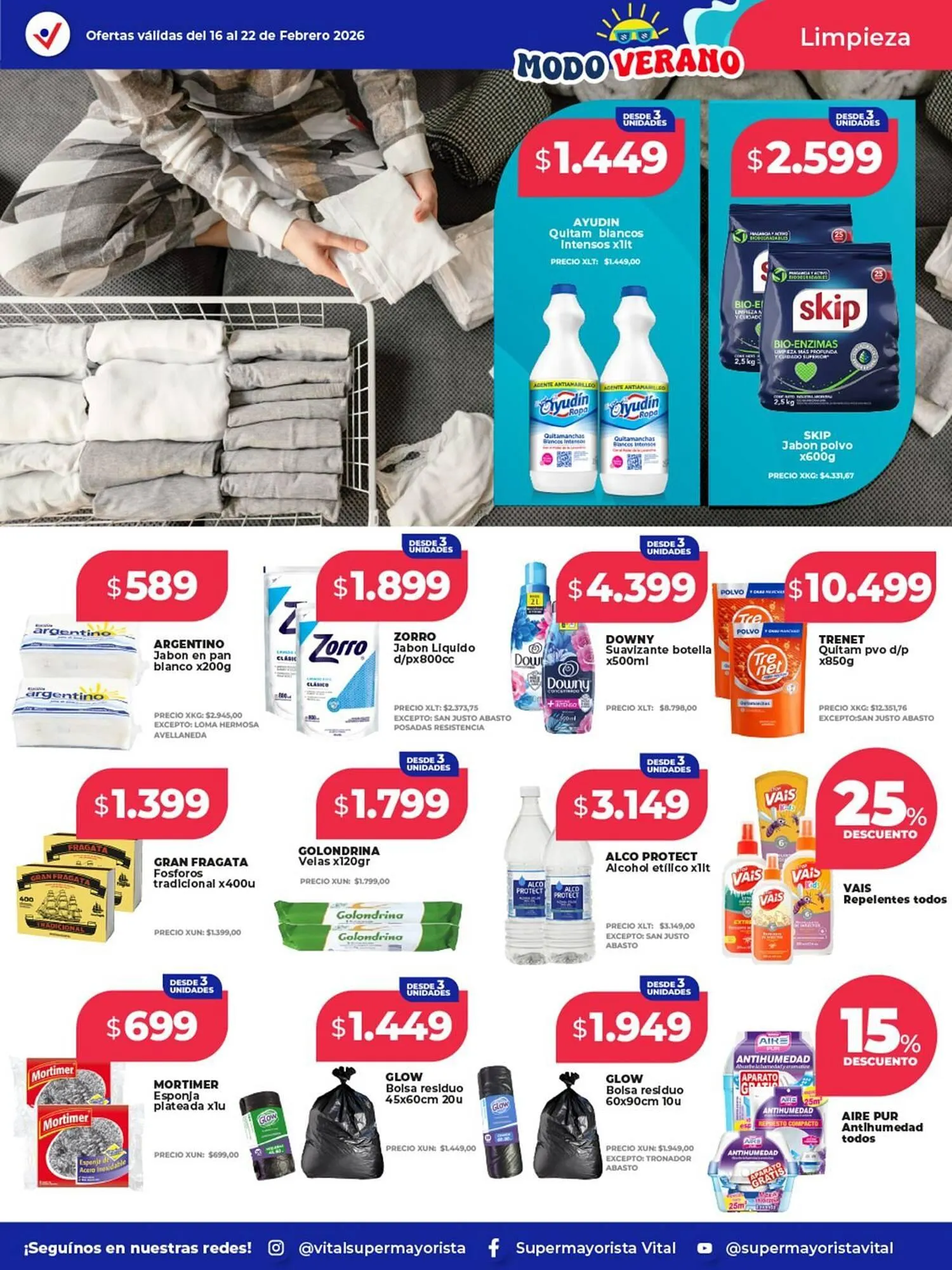 Ofertas de Catálogo Supermayorista Vital 16 de febrero al 22 de febrero 2026 - Página 5 del catálogo