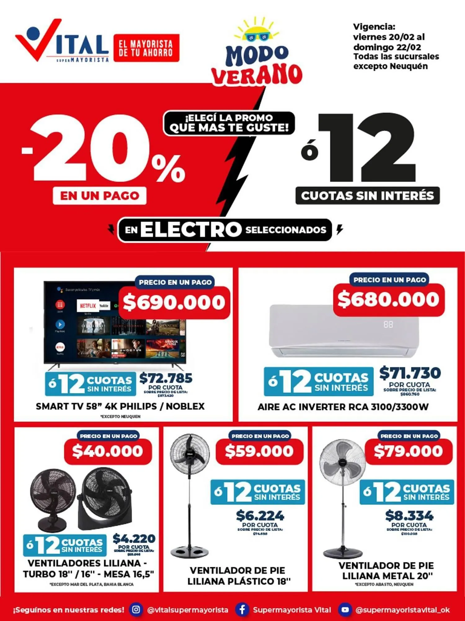 Ofertas de Catálogo Supermayorista Vital 20 de febrero al 22 de febrero 2026 - Página 3 del catálogo