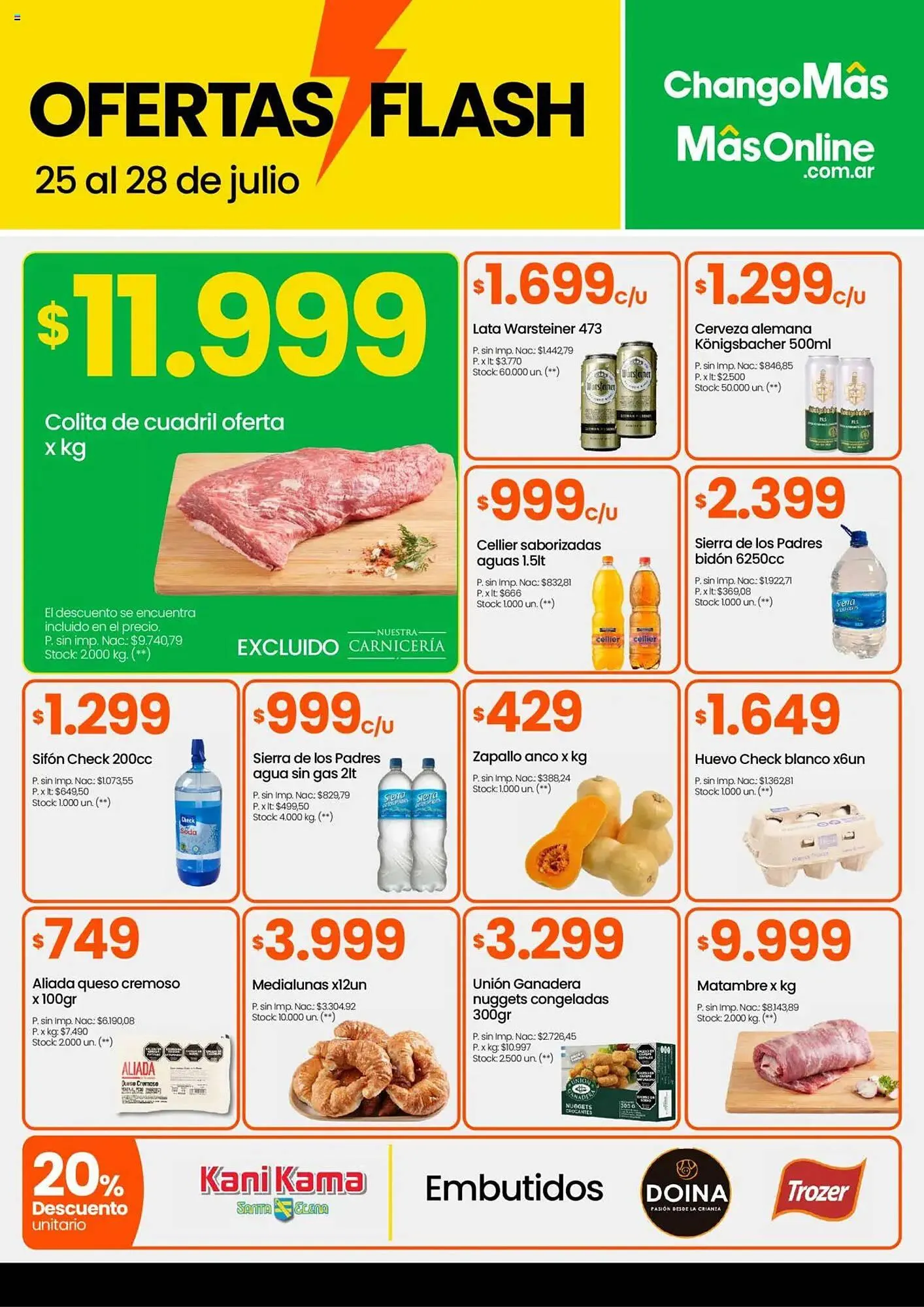 Ofertas de Catálogo Changomas 25 de julio al 28 de julio 2025 - Página 4 del catálogo
