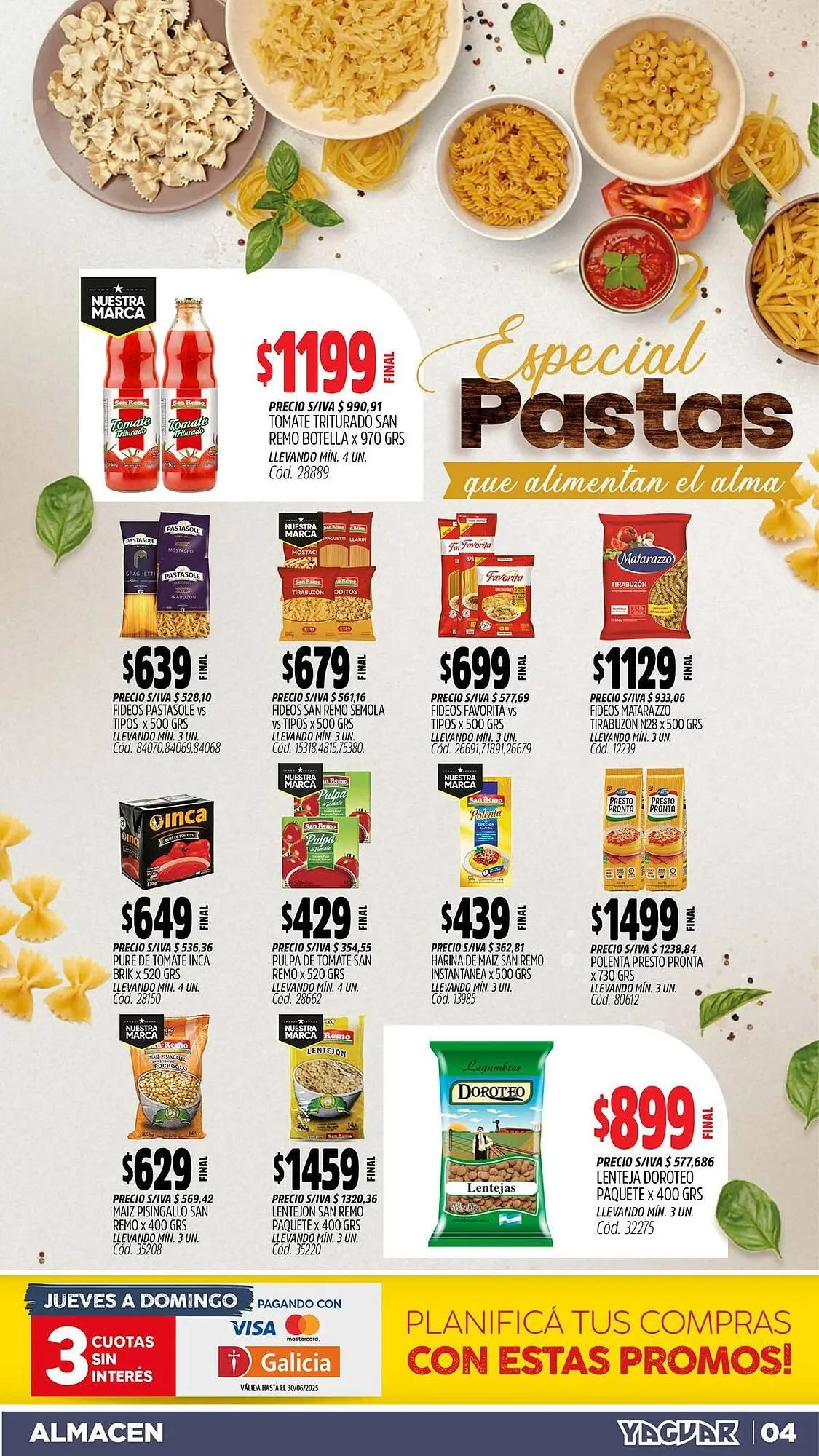 Ofertas de Catálogo Supermercados Yaguar 23 de junio al 28 de junio 2025 - Página 4 del catálogo