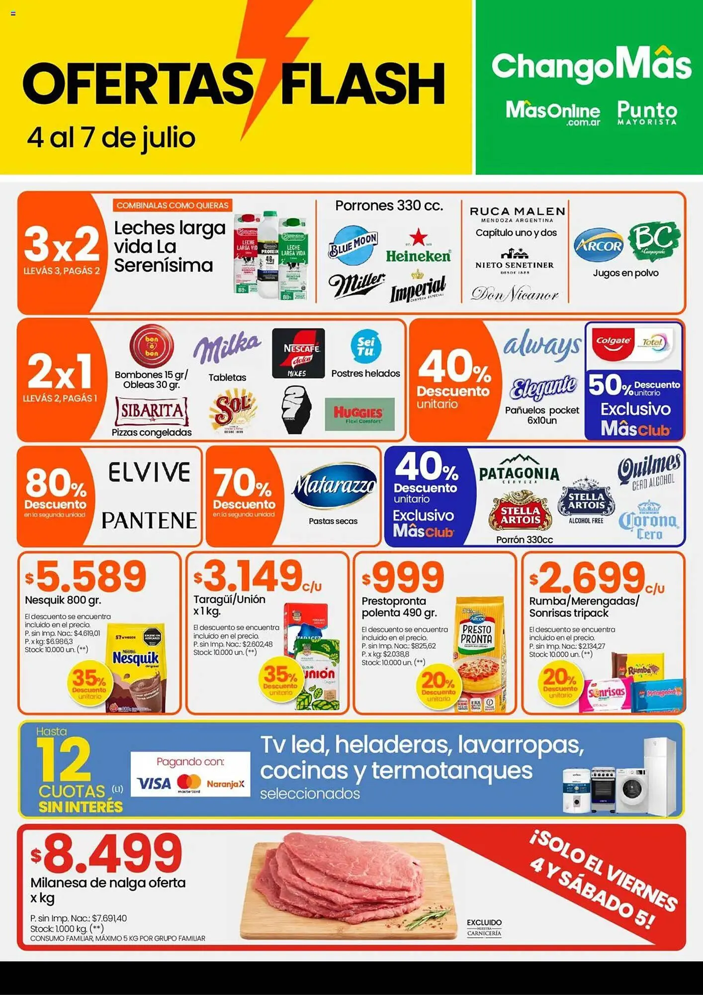 Ofertas de Catálogo Changomas 4 de julio al 7 de julio 2025 - Página 1 del catálogo