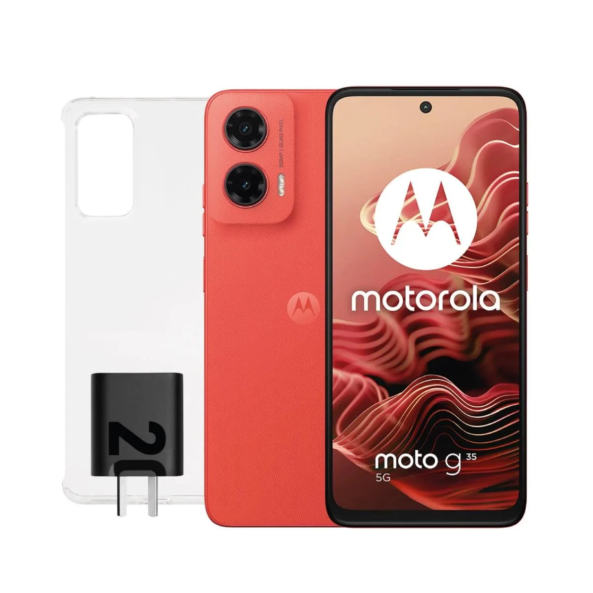 Celular Motorola Moto G35 5g Naranja 4/128gb 6.72"