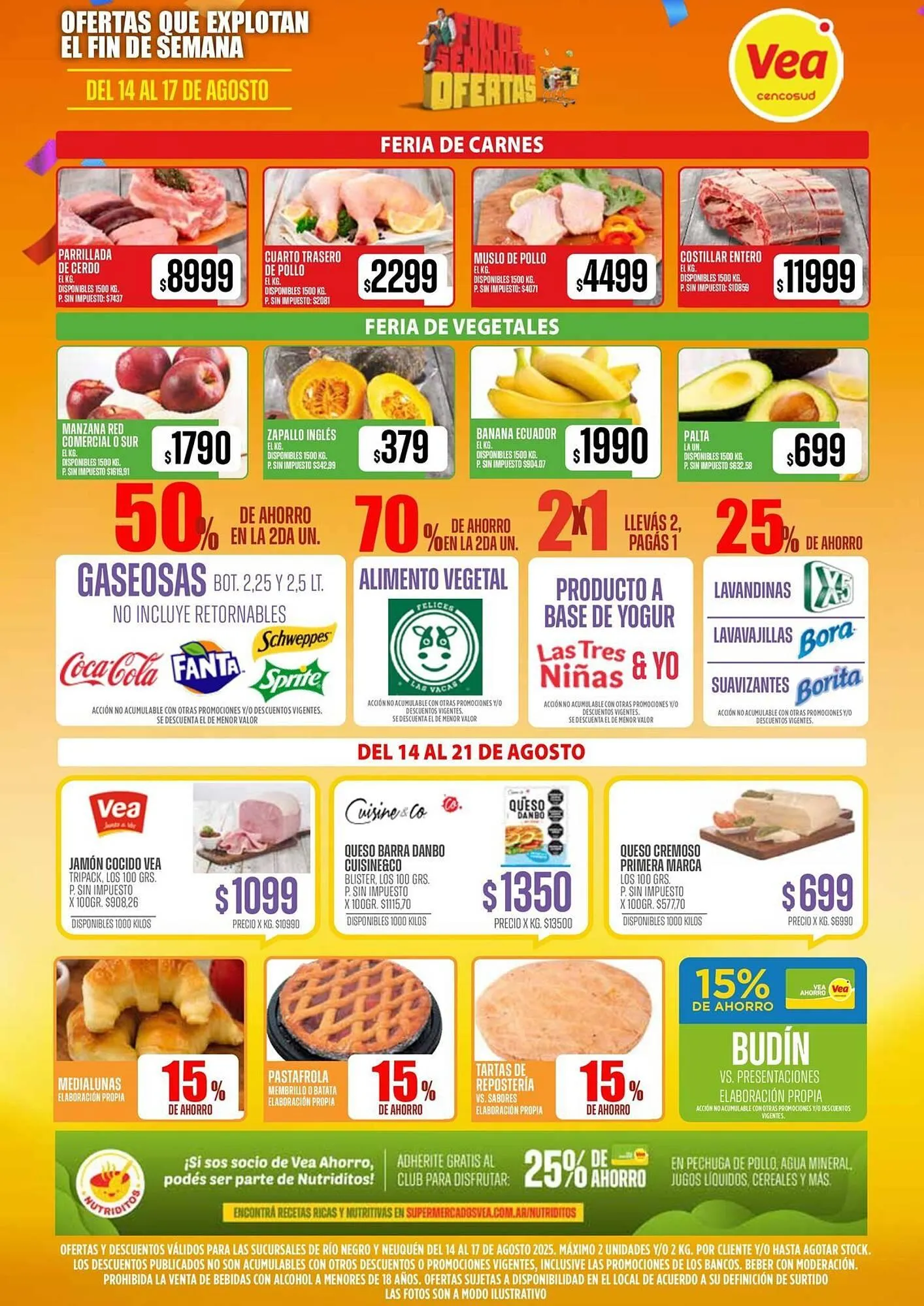 Ofertas de Catálogo Supermercados Vea 14 de agosto al 17 de agosto 2025 - Página 2 del catálogo