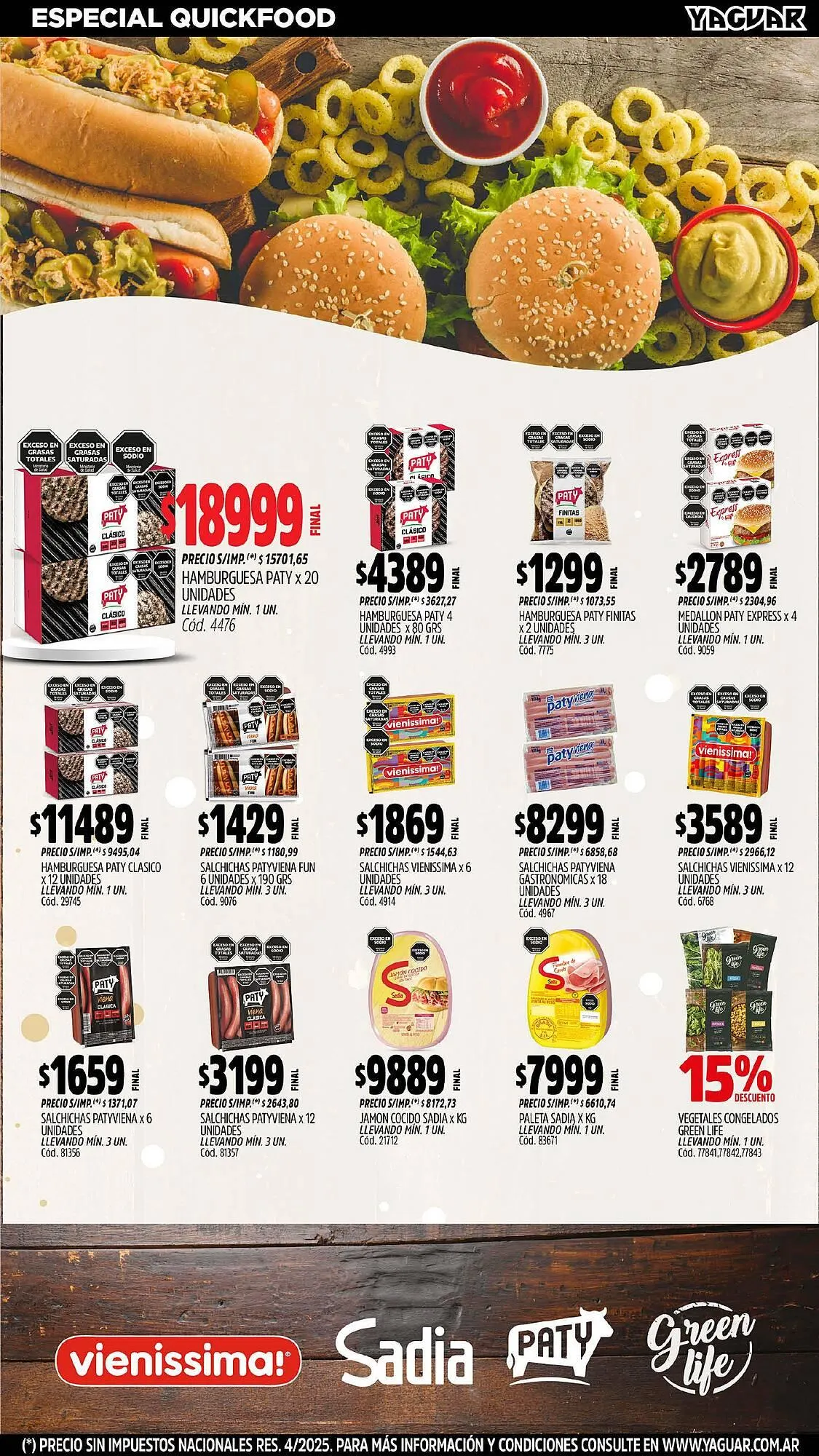 Ofertas de Catálogo Supermercados Yaguar 28 de julio al 4 de agosto 2025 - Página 8 del catálogo