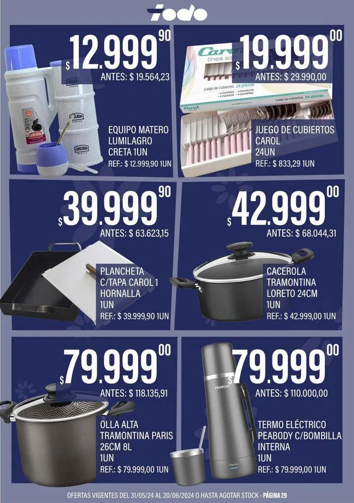 Ofertas de Catálogo Supermercados Todo 31 de mayo al 20 de junio 2024 - Página 29 del catálogo