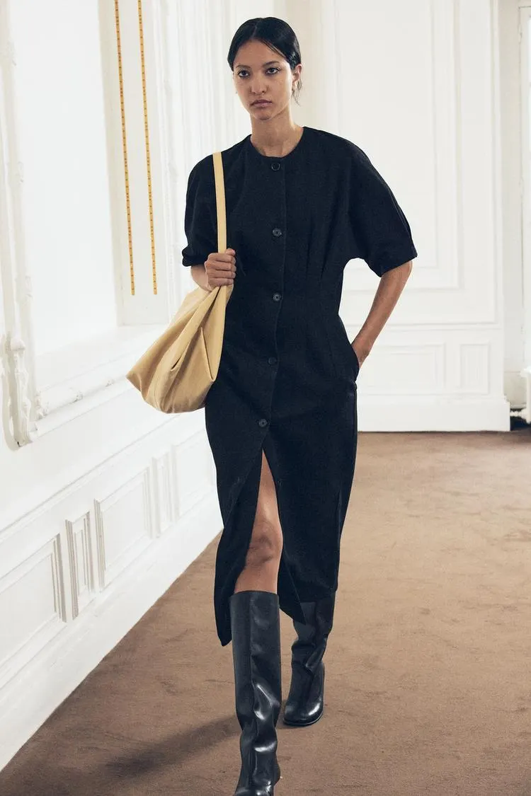 VESTIDO PINZAS ZW COLLECTION