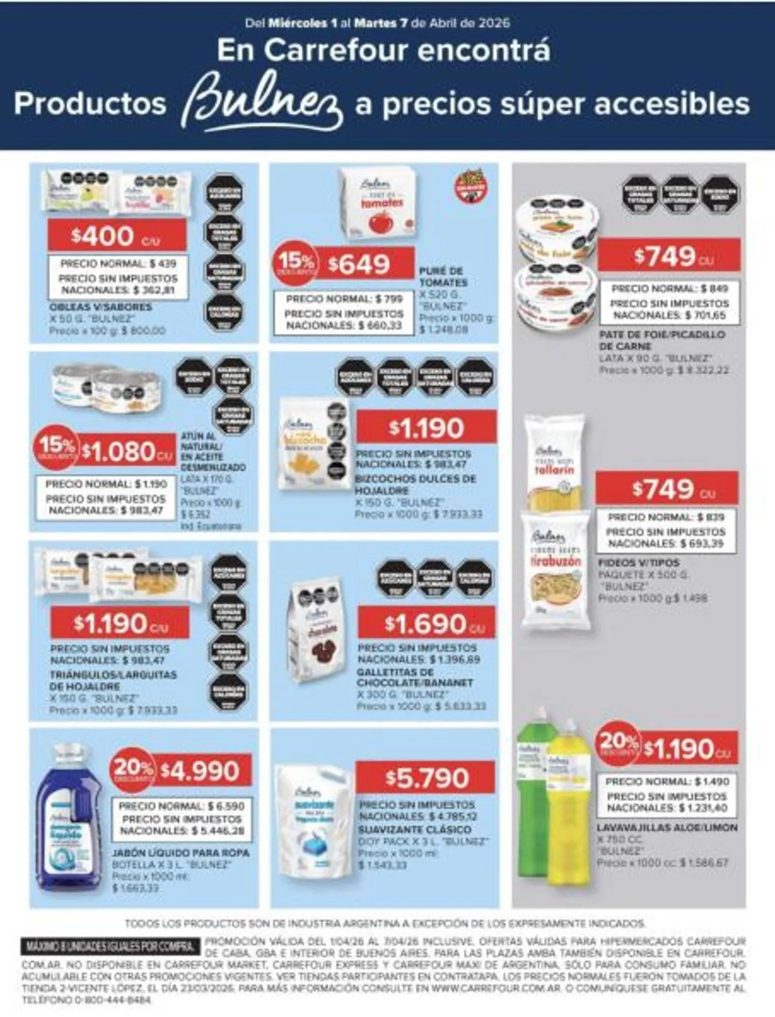 Ofertas de Catálogo Carrefour 1 de abril al 7 de abril 2026 - Página 14 del catálogo