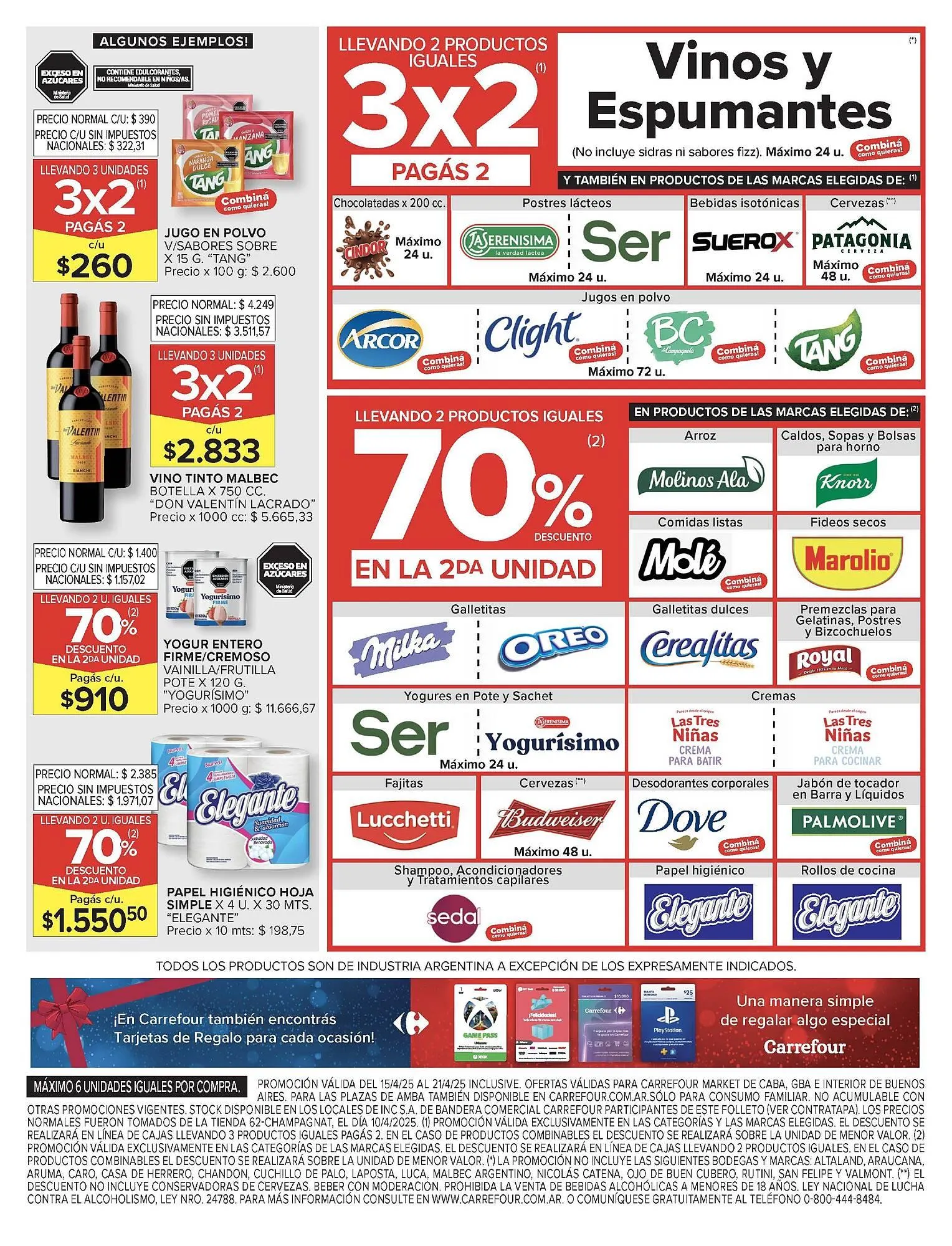 Ofertas de Catálogo Carrefour Market 15 de abril al 21 de abril 2025 - Página 12 del catálogo