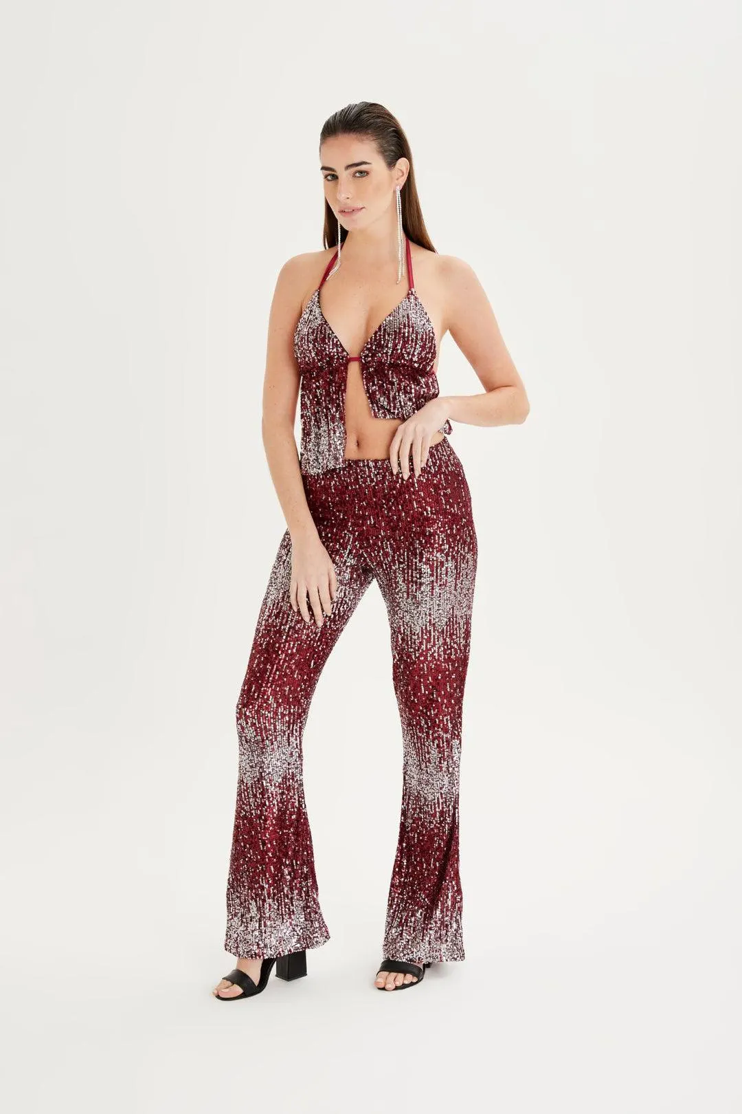 Pantalón Daisy Night - Rojo