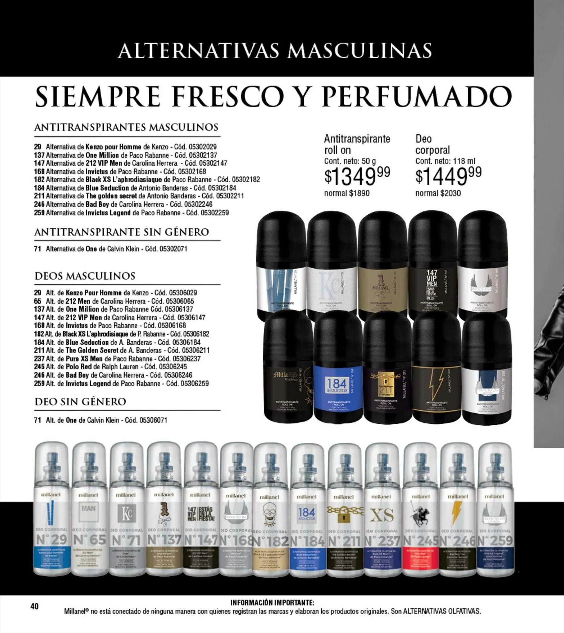 Ofertas de Catálogo Millanel Cosmética 21 de julio al 31 de julio 2023 - Página 40 del catálogo