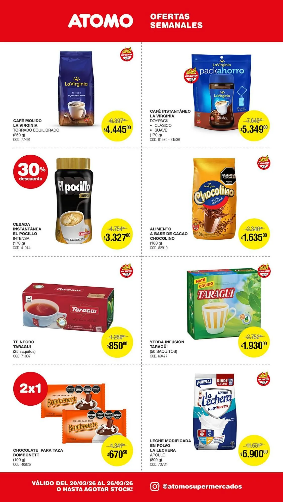 Ofertas de Catálogo Atomo Conviene 20 de marzo al 26 de marzo 2026 - Página 8 del catálogo