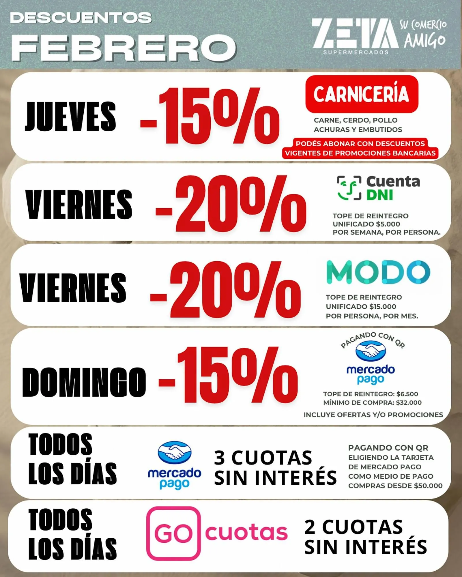 Ofertas de Catálogo Supermercados Zeta 16 de febrero al 28 de febrero 2026 - Página 4 del catálogo