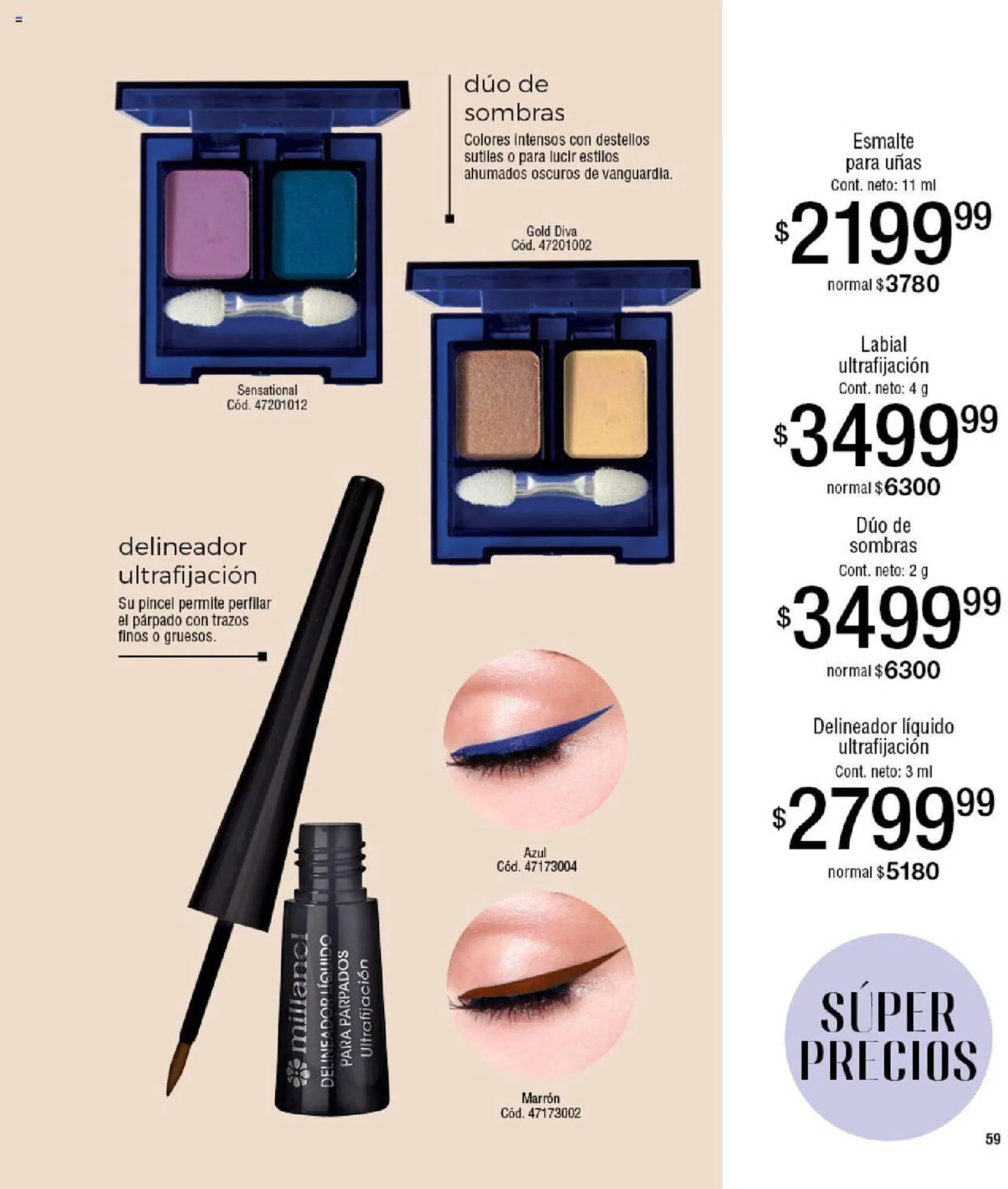 Ofertas de Catálogo Millanel Cosmética 11 de marzo al 7 de abril 2024 - Página 59 del catálogo