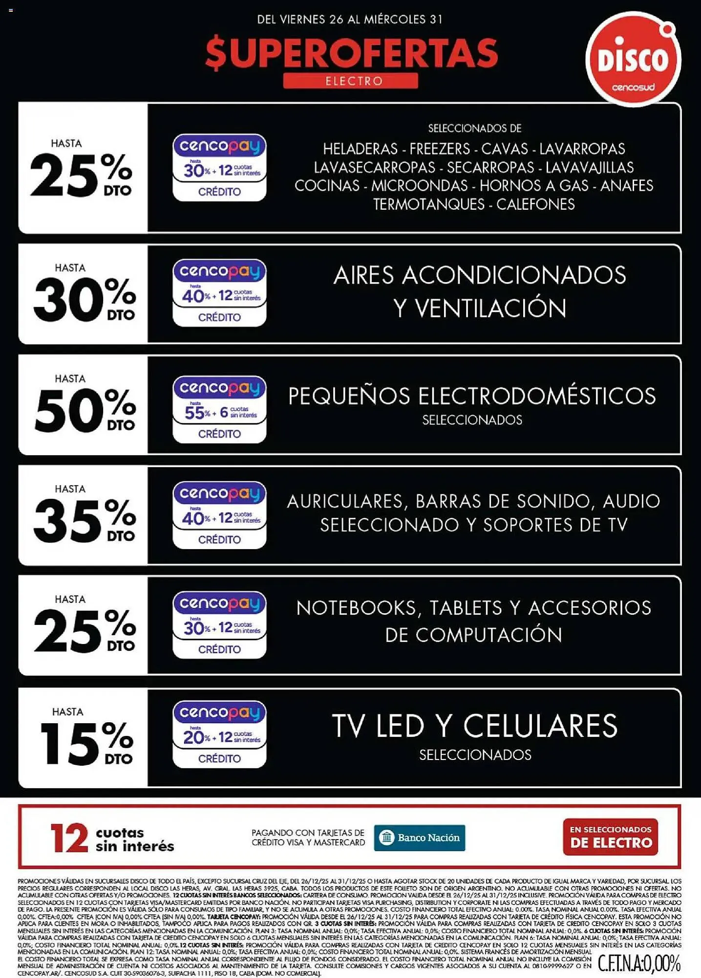 Ofertas de Folleto Disco 25 de diciembre al 31 de diciembre 2025 - Página 1 del catálogo
