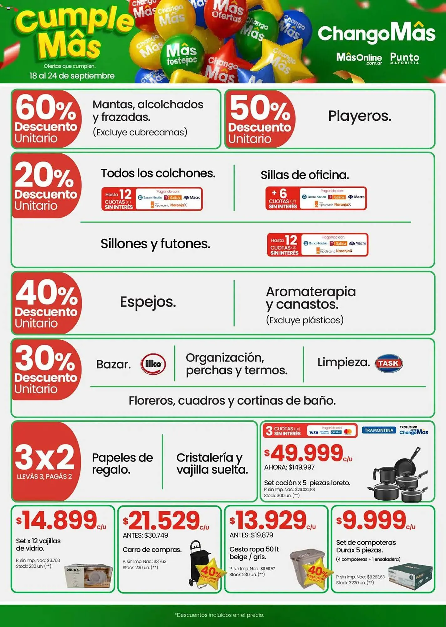 Ofertas de Catálogo Changomas 18 de septiembre al 24 de septiembre 2025 - Página 11 del catálogo