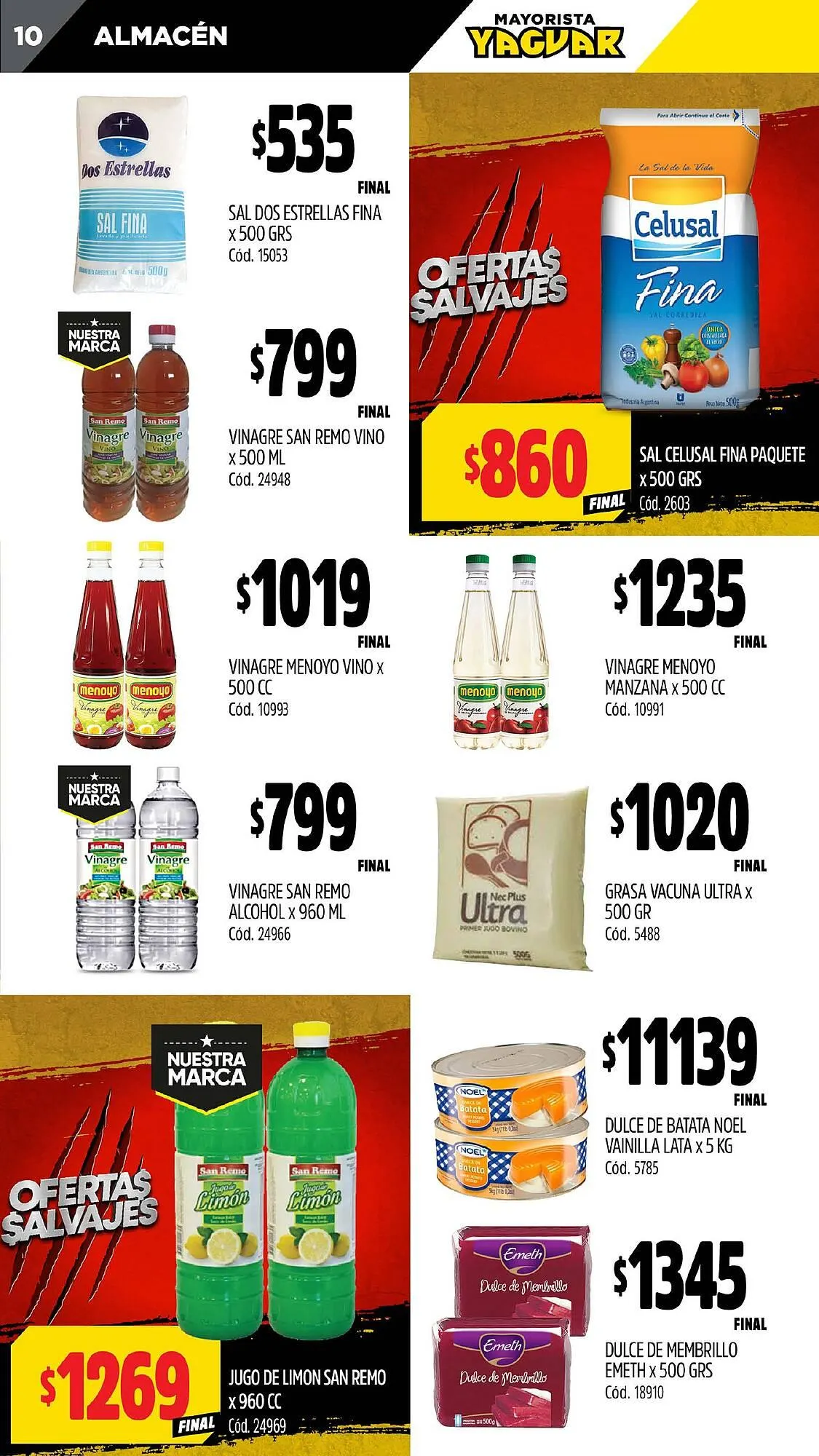 Ofertas de Catálogo Supermercados Yaguar 6 de enero al 12 de enero 2025 - Página 11 del catálogo