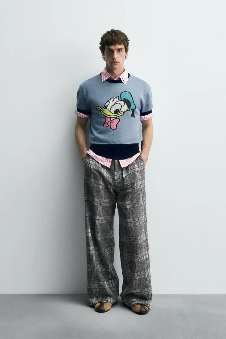 CAMISETA PUNTO DONALD DUCK HARRY LAMBERT FOR ZARA X DISNEY