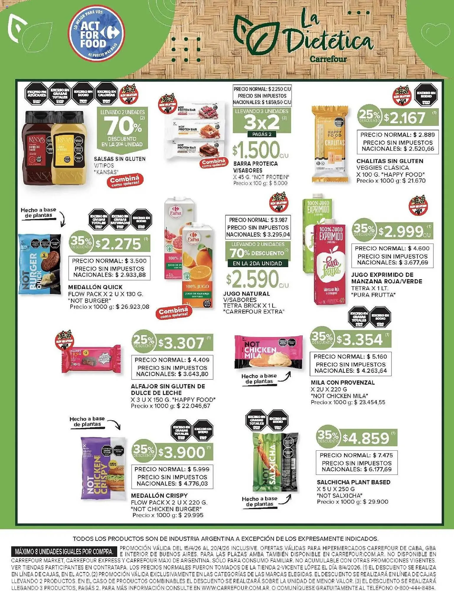 Ofertas de Catálogo Carrefour 15 de abril al 20 de abril 2026 - Página 13 del catálogo