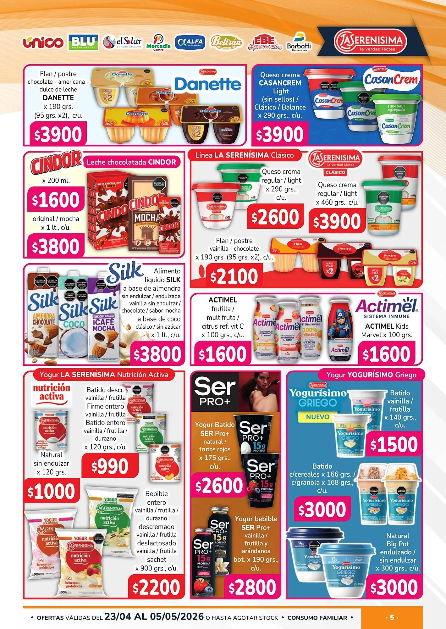 Ofertas de Catálogo Unico Supermercados 24 de abril al 5 de mayo 2026 - Página 5 del catálogo