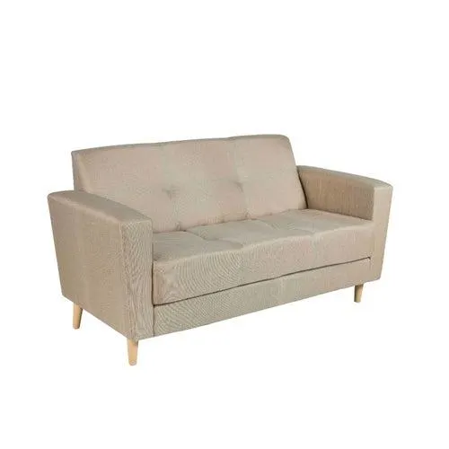 Sillón ADM Chenille Beige 2 Cuerpos