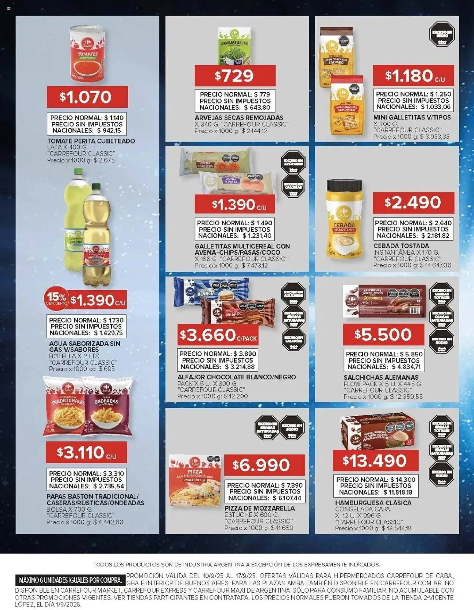 Ofertas de Catálogo Carrefour 10 de septiembre al 17 de septiembre 2025 - Página 9 del catálogo