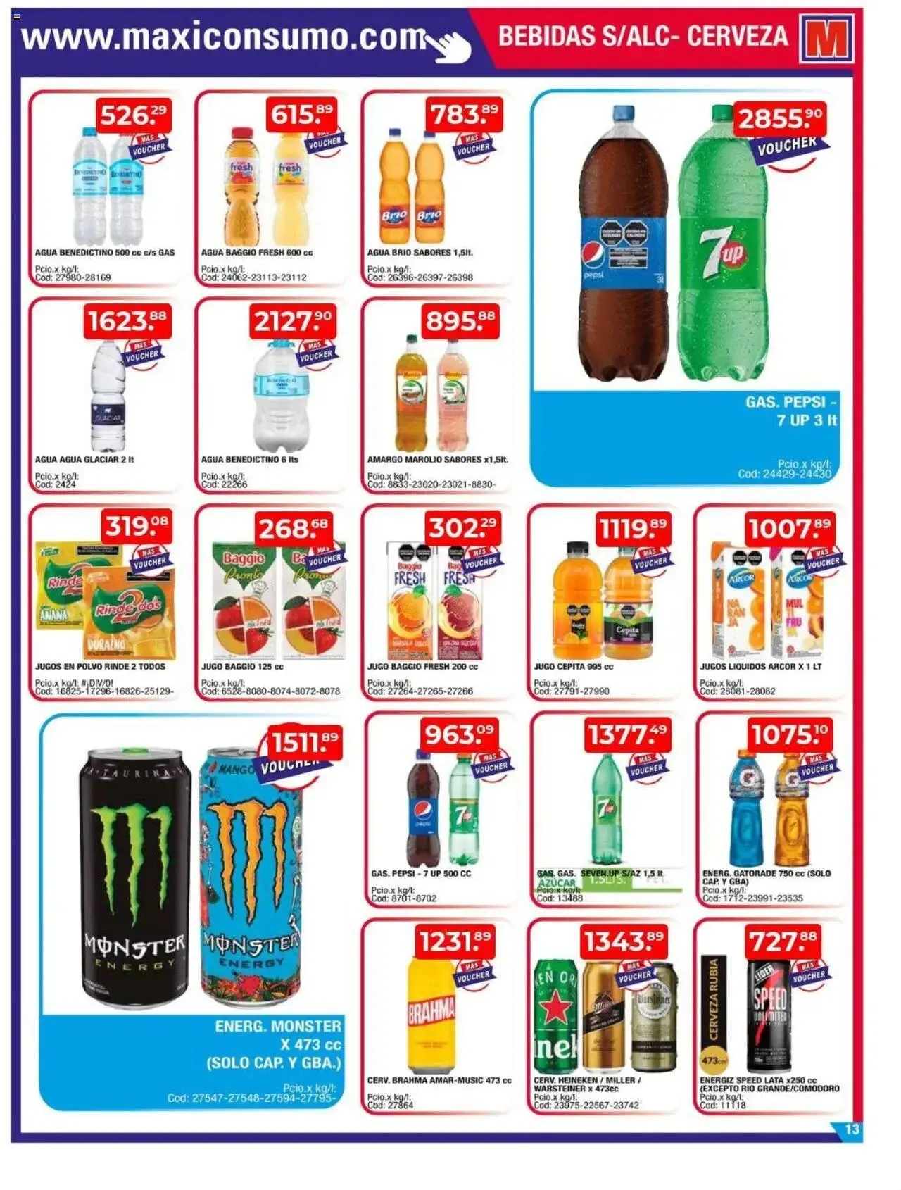 Ofertas de Maxiconsumo - Ofertas 12 de agosto al 18 de agosto 2024 - Página 13 del catálogo